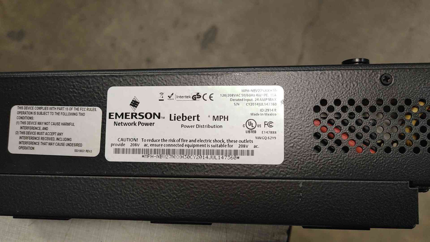 Liebert MPH 27Port PDU Strip(SKU: 110732)