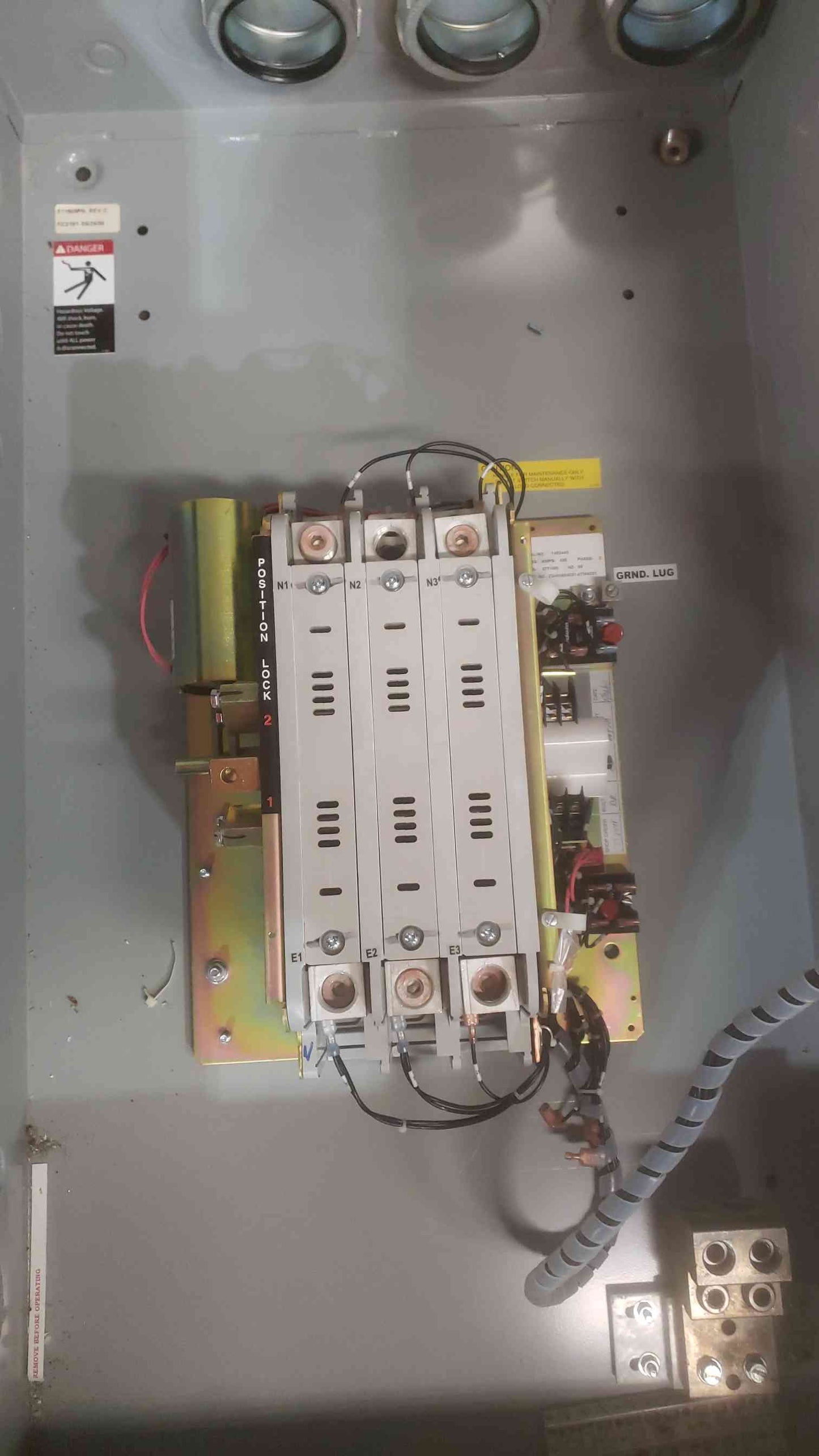 400A GE Zenith 277/480V 3PH 60Hz ATS Automatic Transfer Switch ZG4MA04031-07M402X (SKU: 110819)