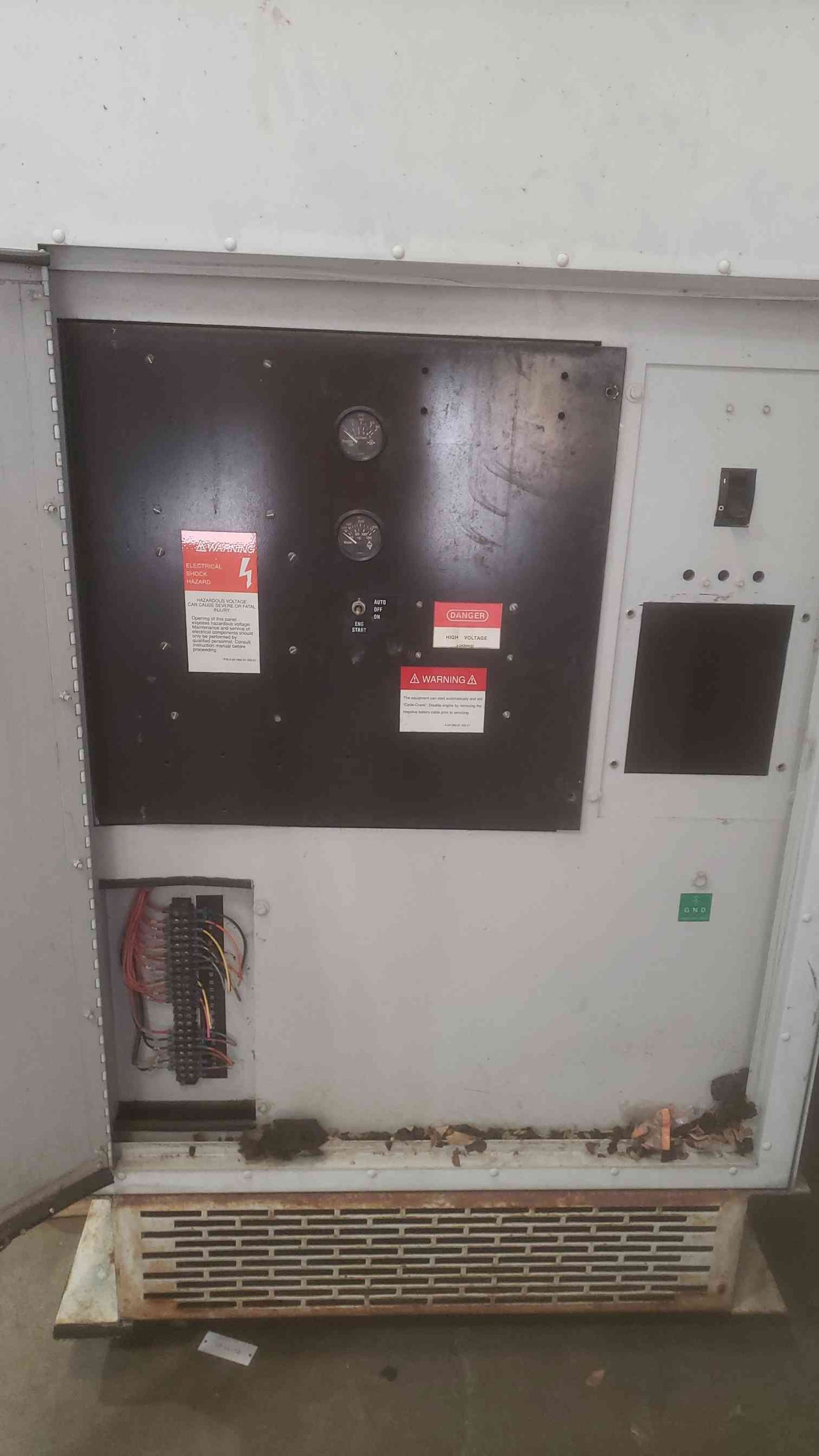 AS IS 40KW MagneTek NAT GAS LP 743 Lbs Engine Runs (SKU: 110860)