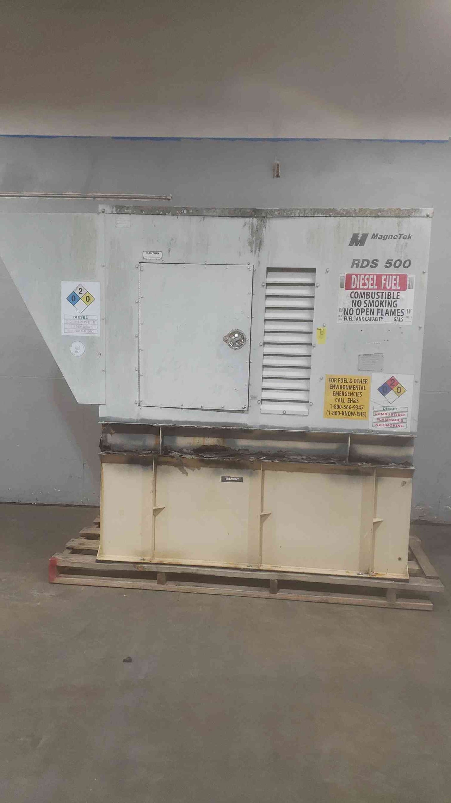 40KW Magnetek RDS500 John Deere 4039 1&3PH Diesel Generator Rusty Frame TESTED(SKU: 110861)