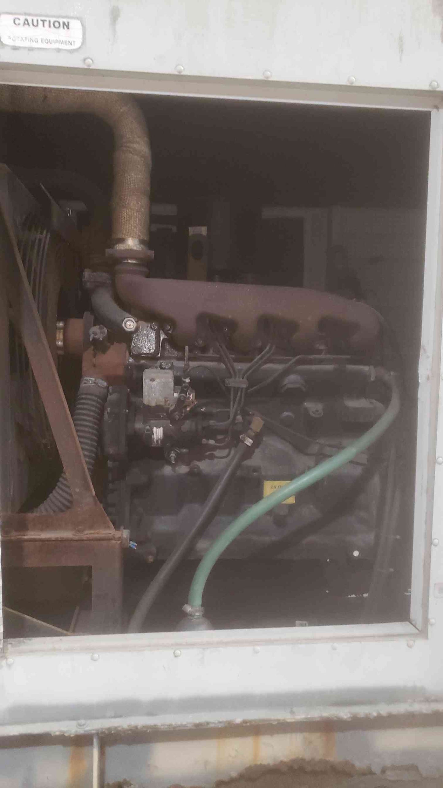 40KW Magnetek RDS500 John Deere 4039 1&3PH Diesel Generator Rusty Frame TESTED(SKU: 110861)
