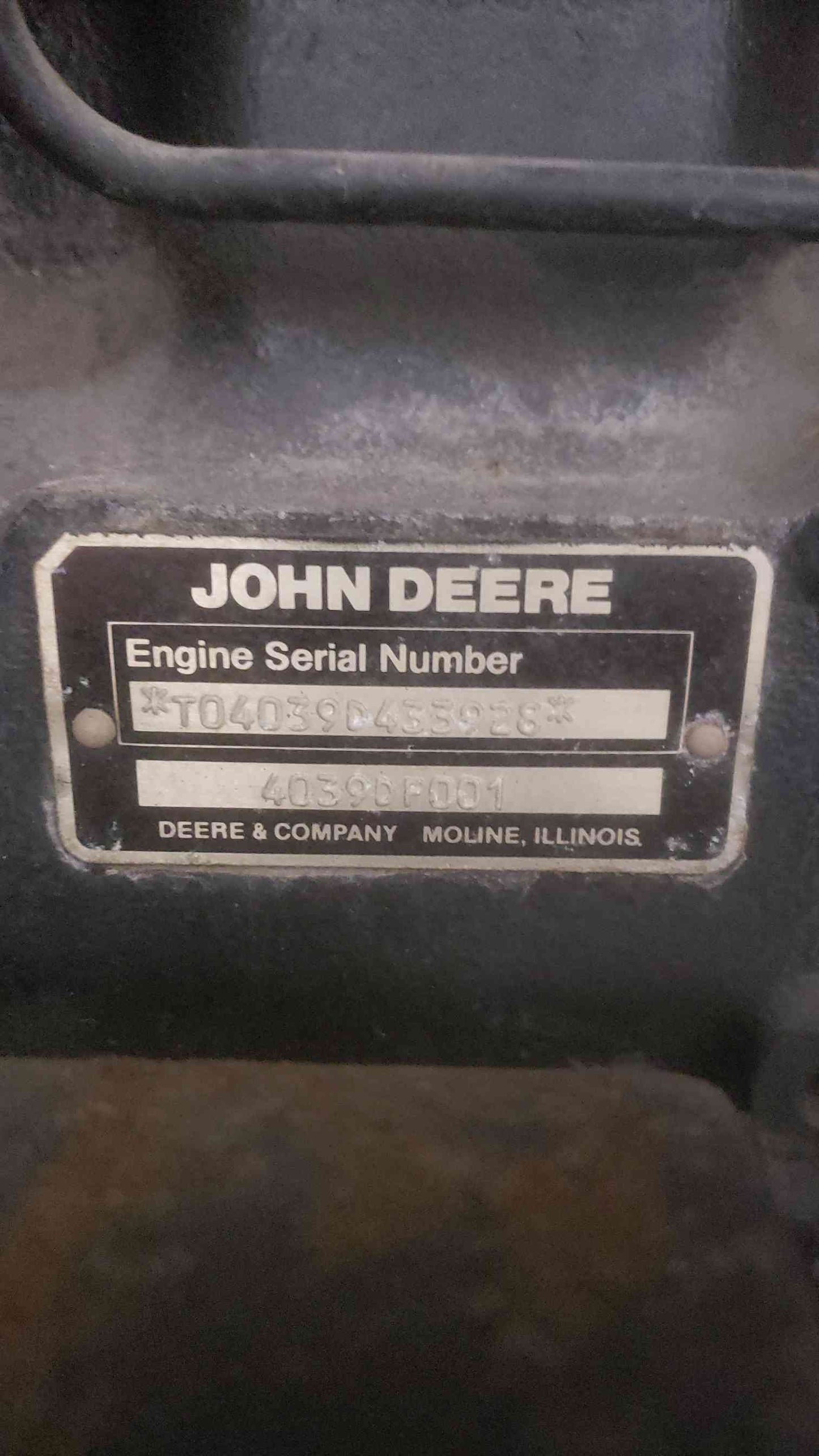 40KW Magnetek RDS500 John Deere 4039 1&3PH Diesel Generator Rusty Frame TESTED(SKU: 110861)