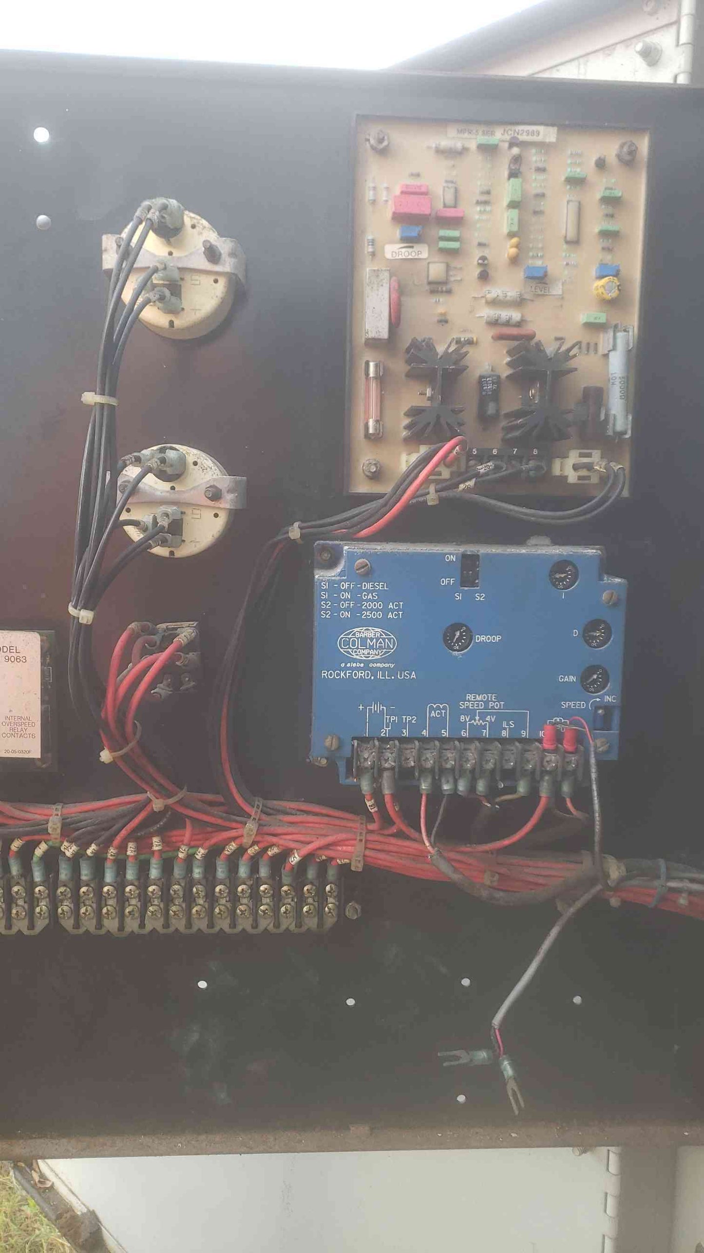 AS IS 40KW MagneTek NAT GAS LP 743 Lbs Engine Runs (SKU: 110860)