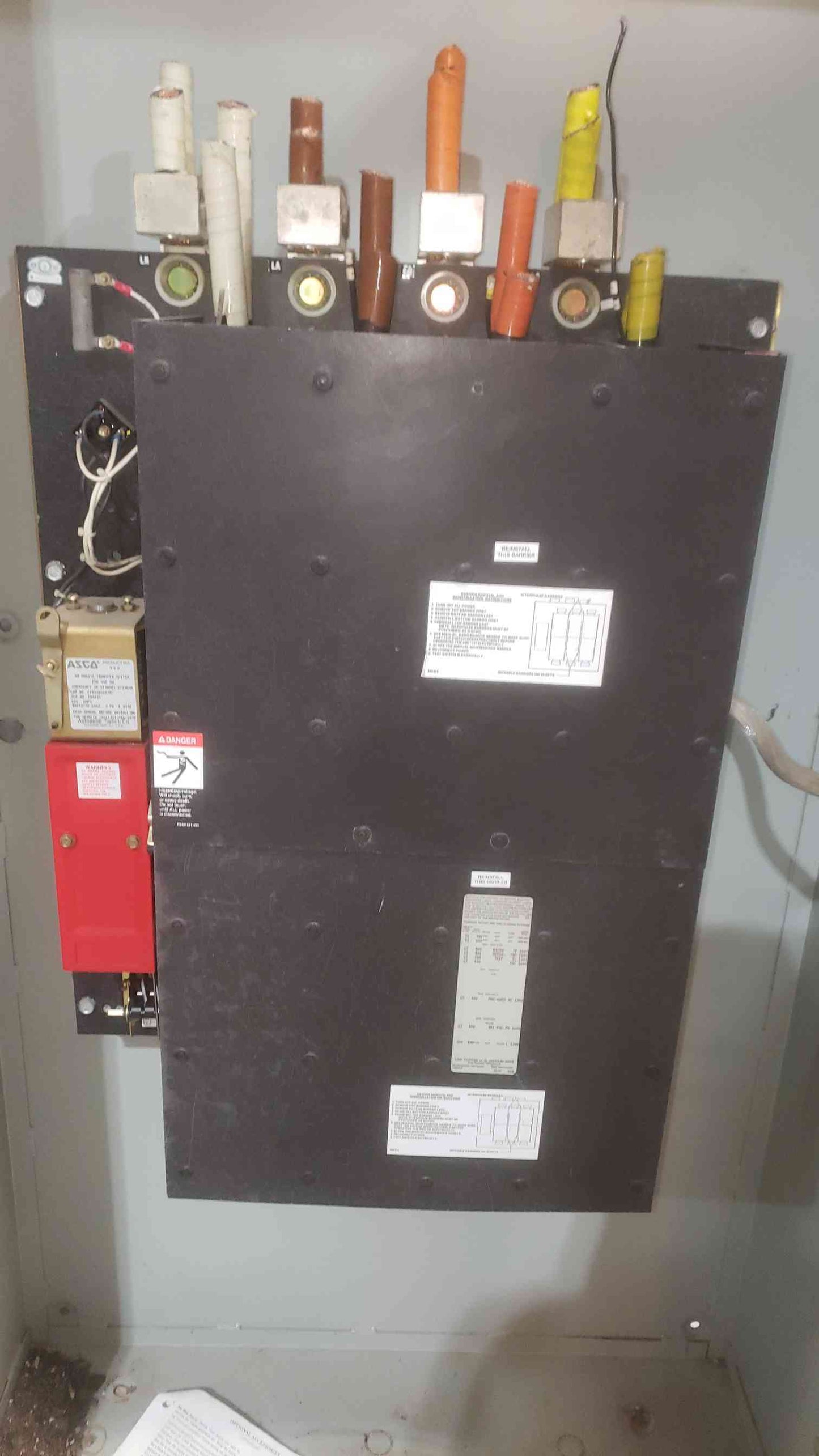 ASCO 600A 480Y/277 3PH 4W ATS E940360097XC 940 Series Automatic Transfer Switch (ATS)