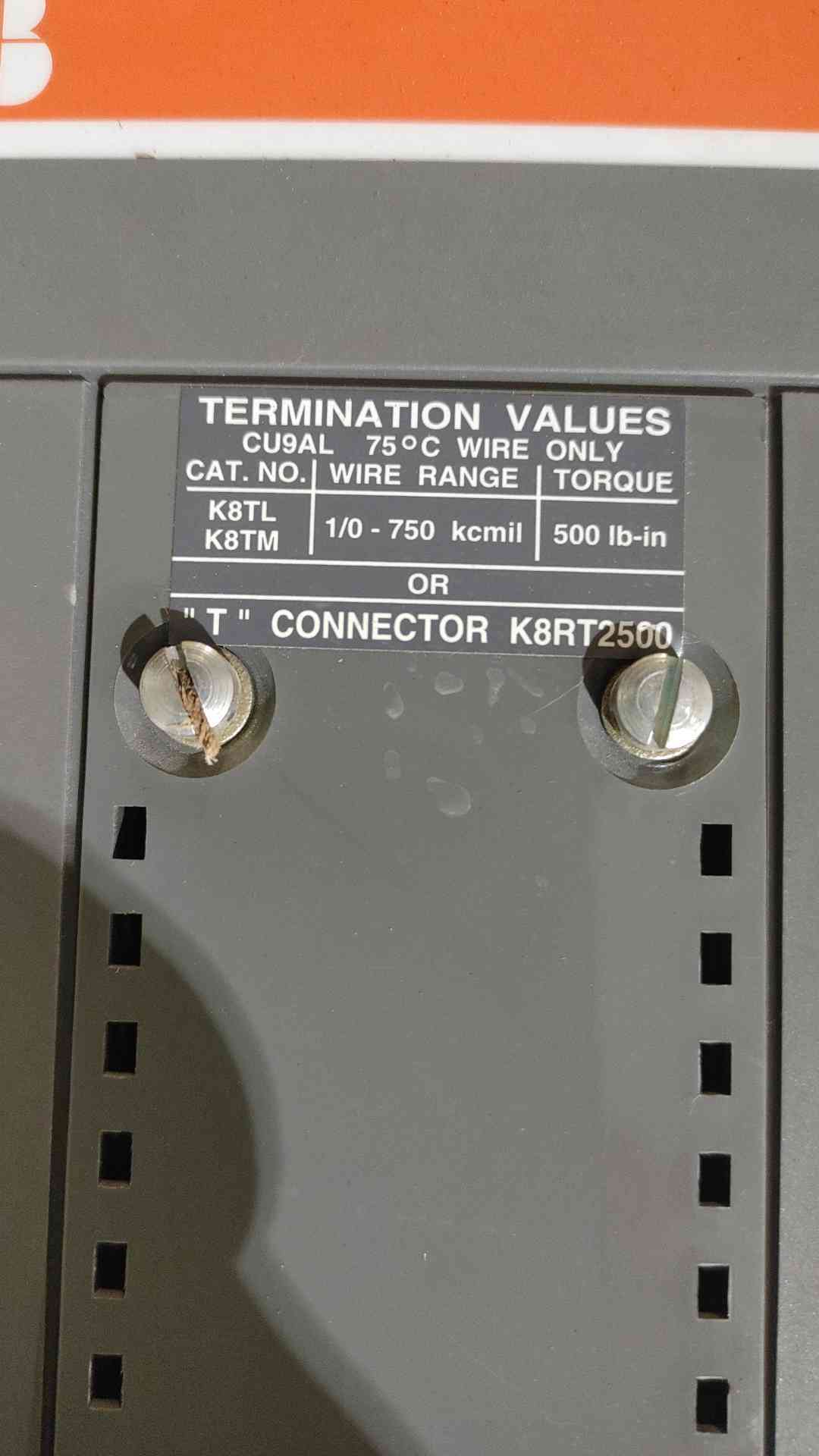 ABB 2500A 600VAC/VDC 3 Pole Breaker S8D (SKU: 111016)