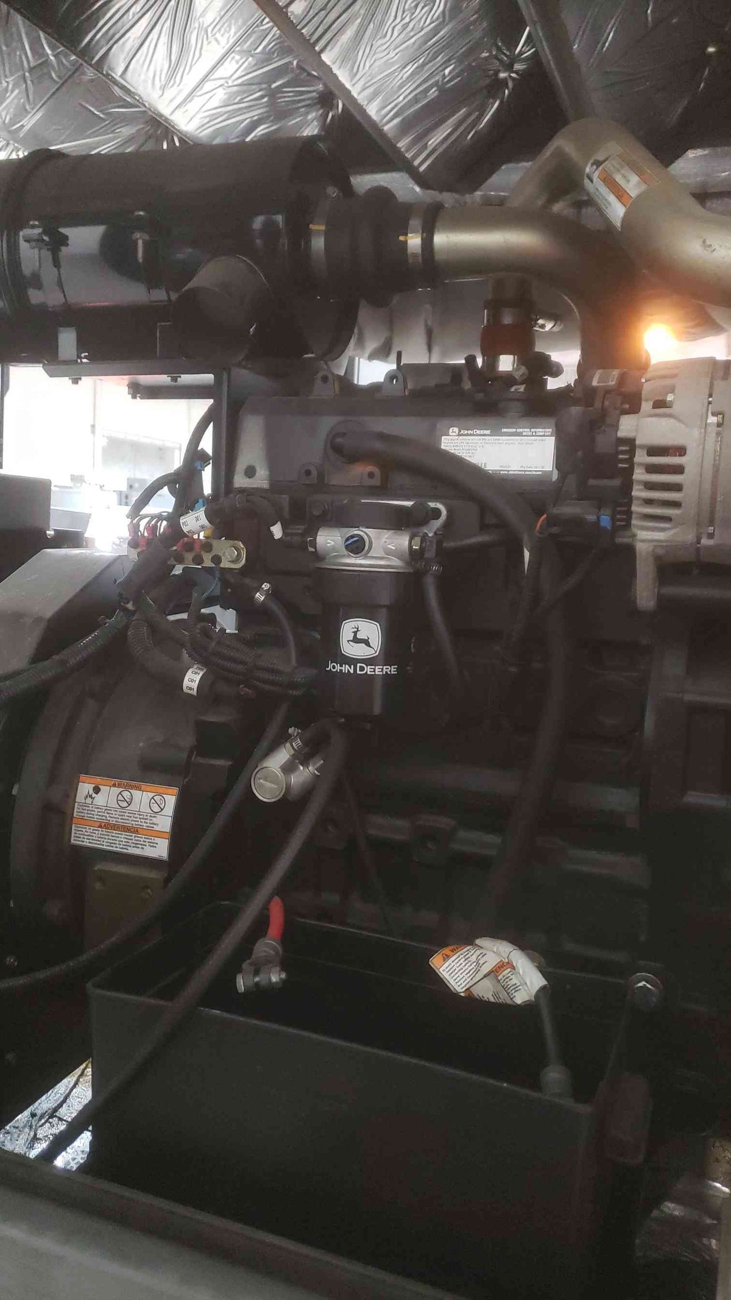 48KW 50KW Generac John Deere 4024 1PH Diesel Generator 0058091 242.5Hrs '11 (SKU: 111001)