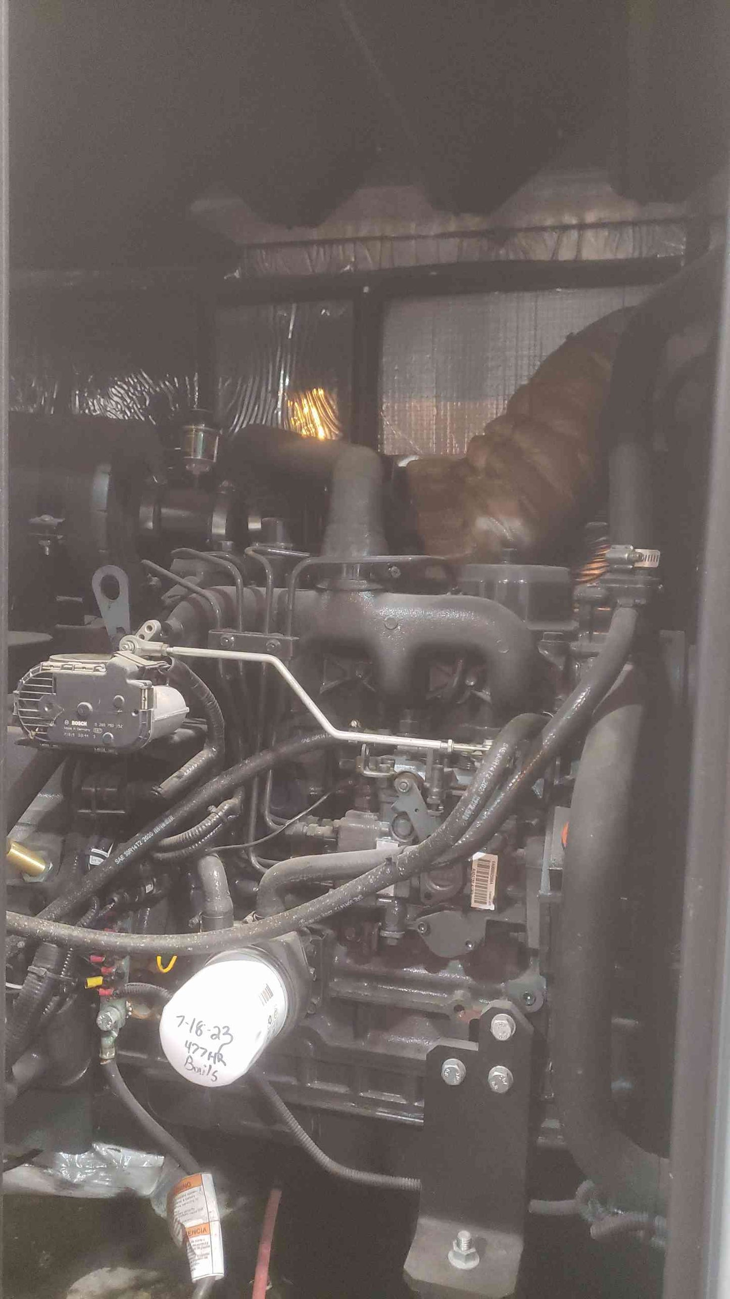 30KW Generac 120/240V 125A 1PH Cummins 2.4L Diesel Generator SD30 499.2Hrs TESTED (SKU: 111002)