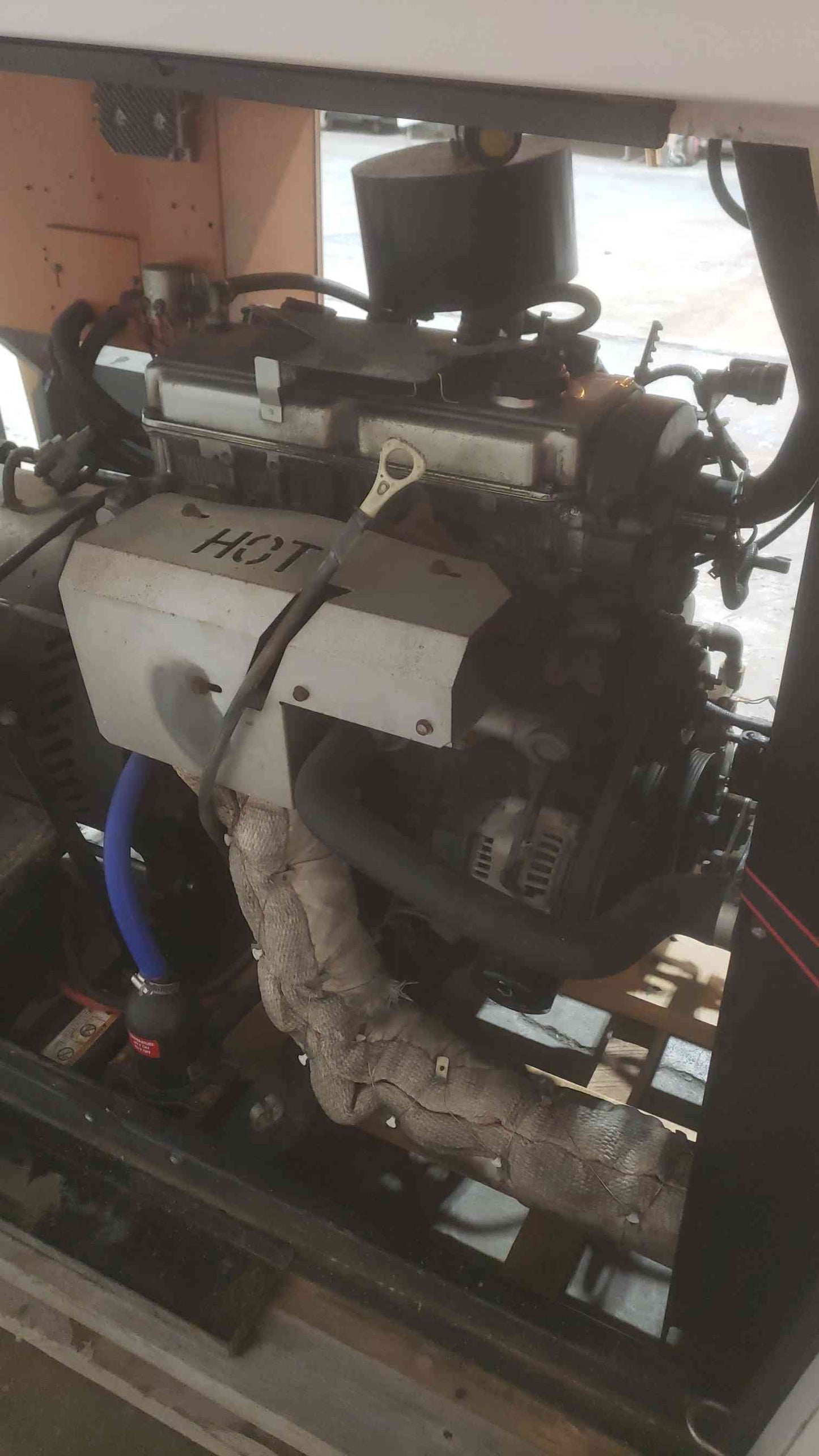 AS-IS 35KW Generac Mitsubishi 1PH LP Nat Gas Generator 0053501 474.5Hrs