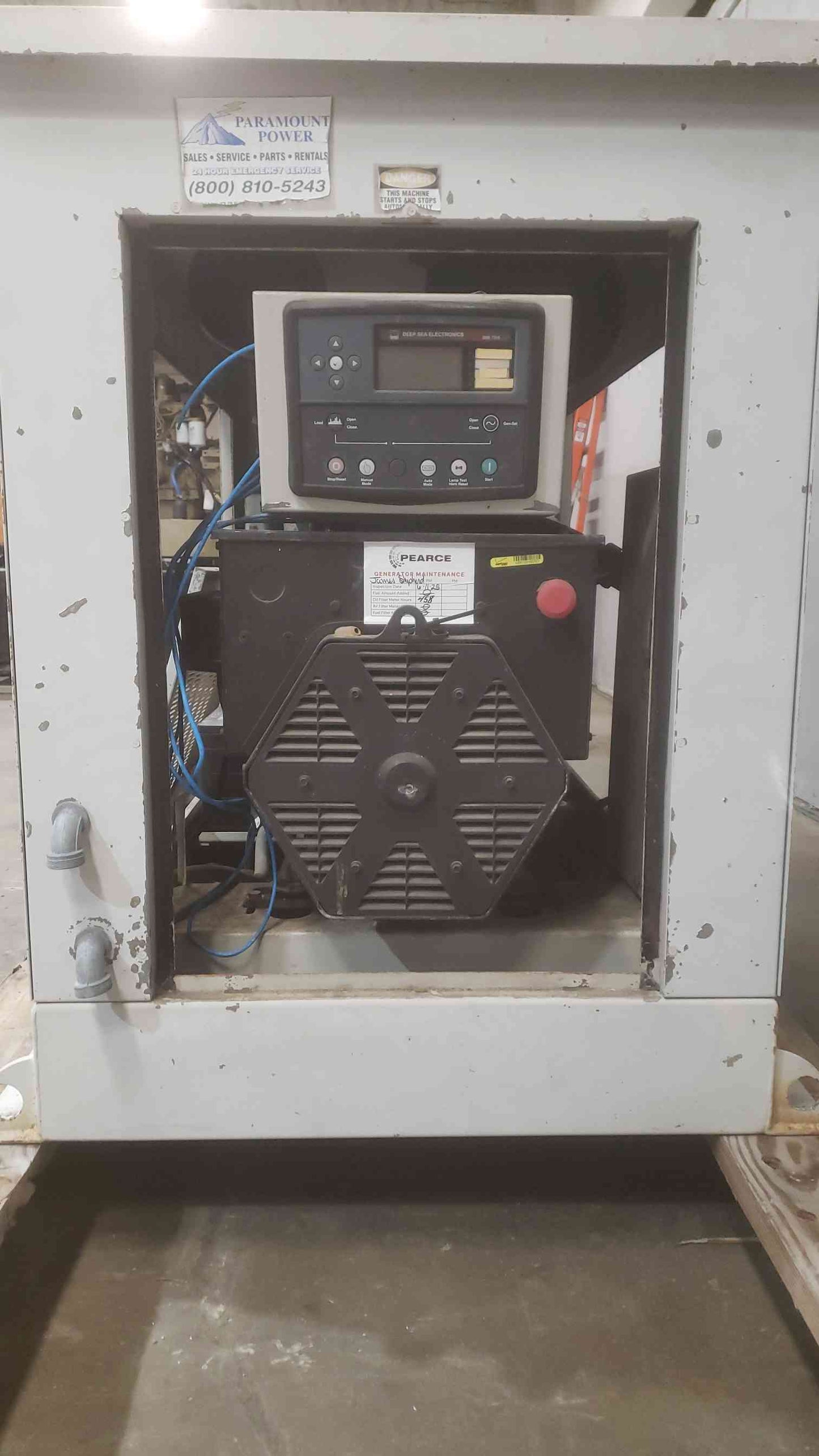 30KW Lynx Ford 1PH LP Nat Gas Generator 30SG 458Hrs (SKU: 110996)