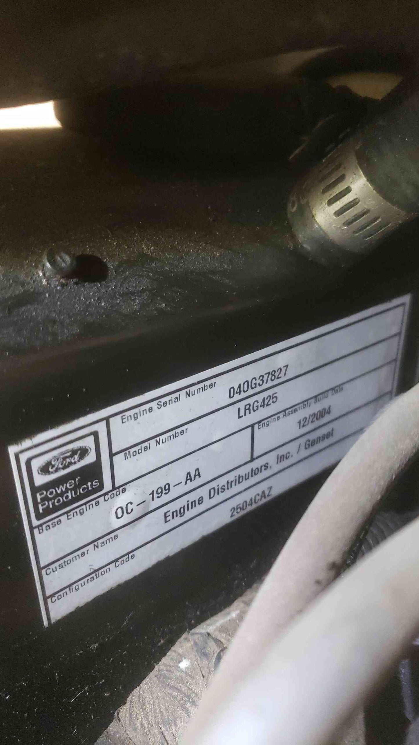 30KW Lynx Ford 1PH LP Nat Gas Generator 30SG 458Hrs (SKU: 110996)