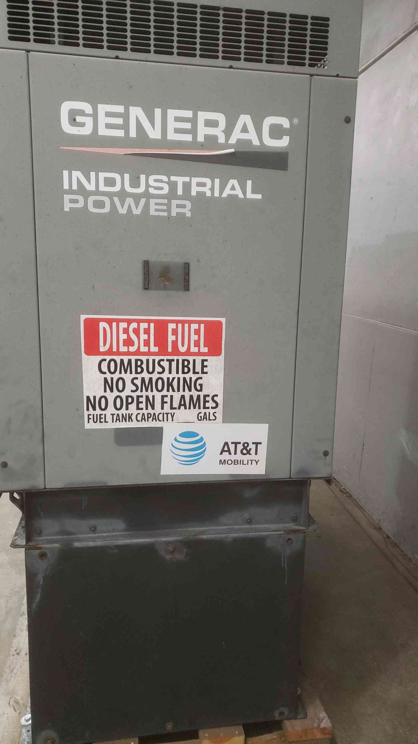 AS IS 50KW Generac 1PH Diesel Generator SD0050 378.2Hrs 2.4L FPT '13 (SKU: 110723)