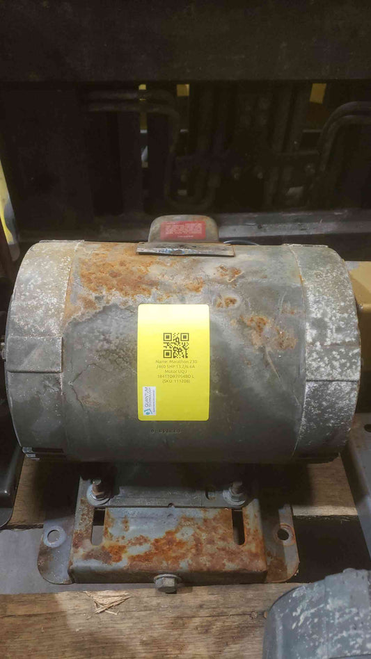 Marathon 230/460 5HP 13.2/6.6A Motor UQJ 184TTDR7054BD L (SKU: 111208)