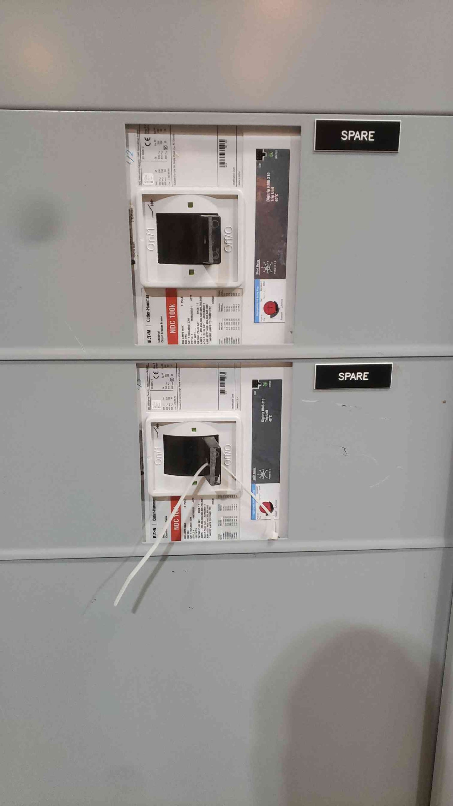 2000A Cutler-Hammer POW-R-LINE C 480Y/277V SWITCHBOARD w/ 8x NDC100K Breakers 2 Sections (SKU: 111270)