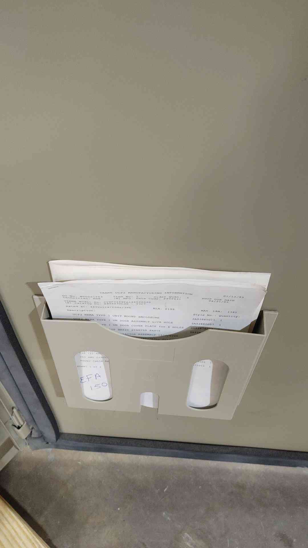 Trane 460V 3PH 250A Motor Control CVSF0199 400A KD35K Breaker & 3 120A CH Contactors (SKU: 111307)