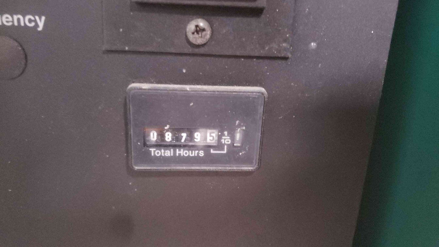 AS IS 35KW Cummins 35GGFD-3293 120/240 145.8/105.2A Multi-Phase NG/LP 879.5 Hrs. (SKU: 111326)