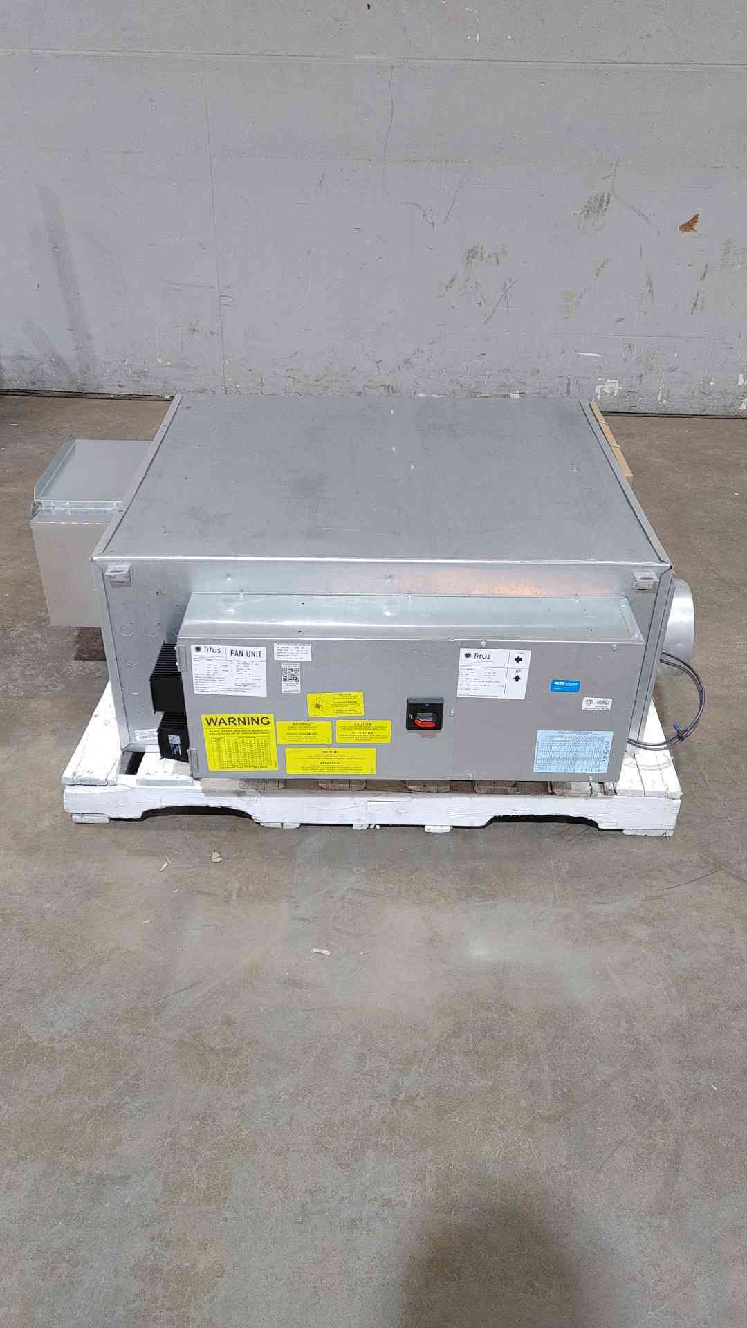 Titus Heating Fan Unit DTQP 480V Multi-Phase 1/2HP (SKU: 111343)