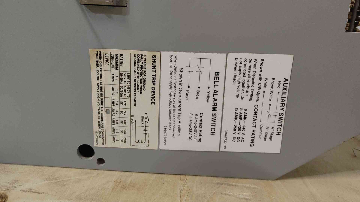 GE PowerBreak 3000A 3 Pole Breaker TC3030SSE1C (SKU: 111362)