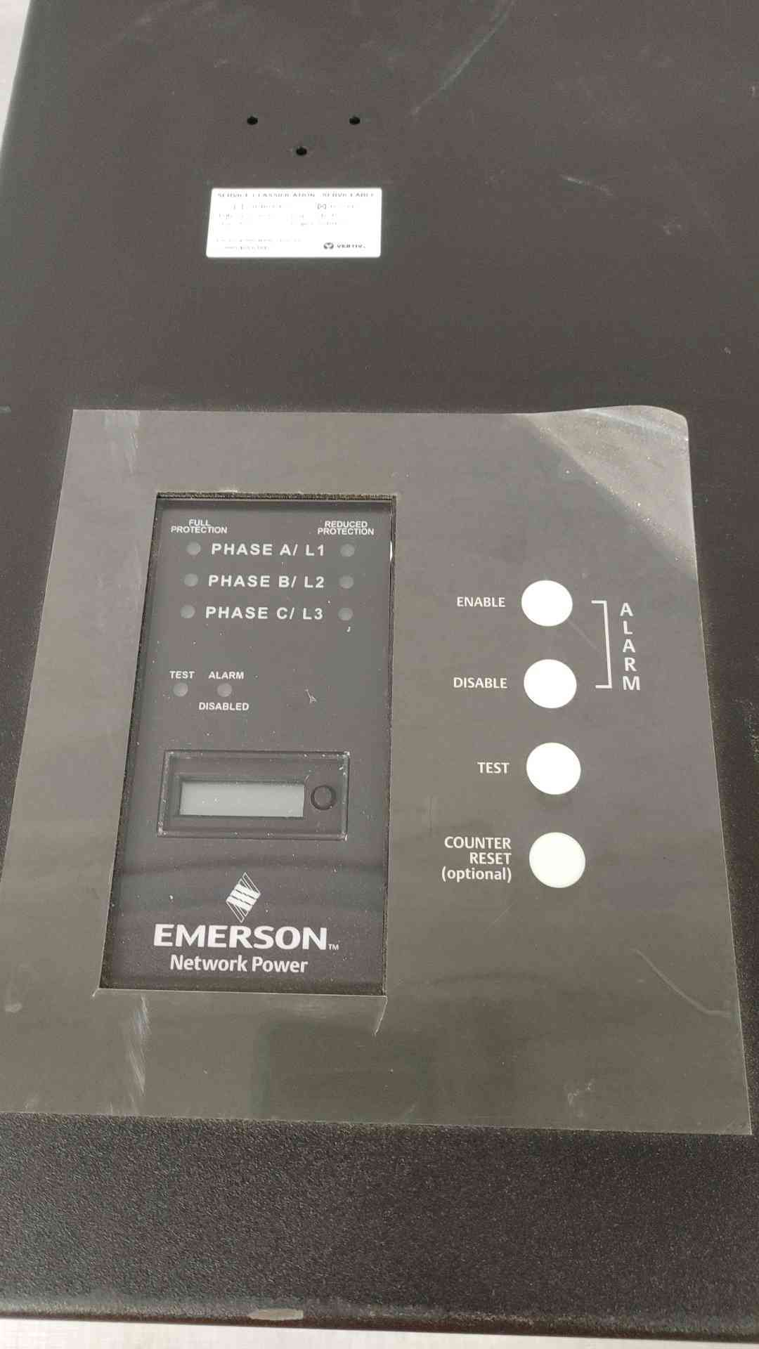 Liebert 480/277V 3PH SI Surge Protection Panel S1032277XANCE (SKU: 111378)