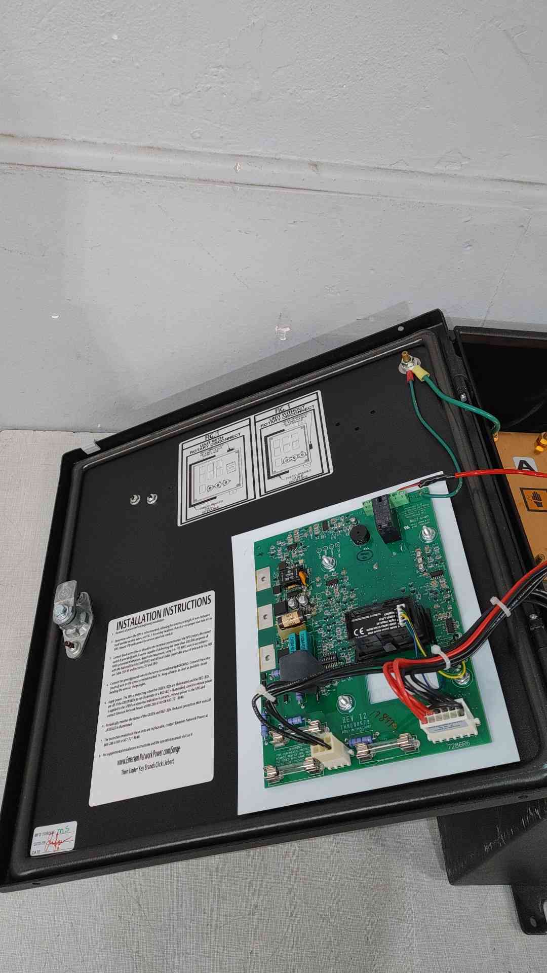 Liebert 480/277V 3PH SI Surge Protection Panel S1032277XANCE (SKU: 111378)