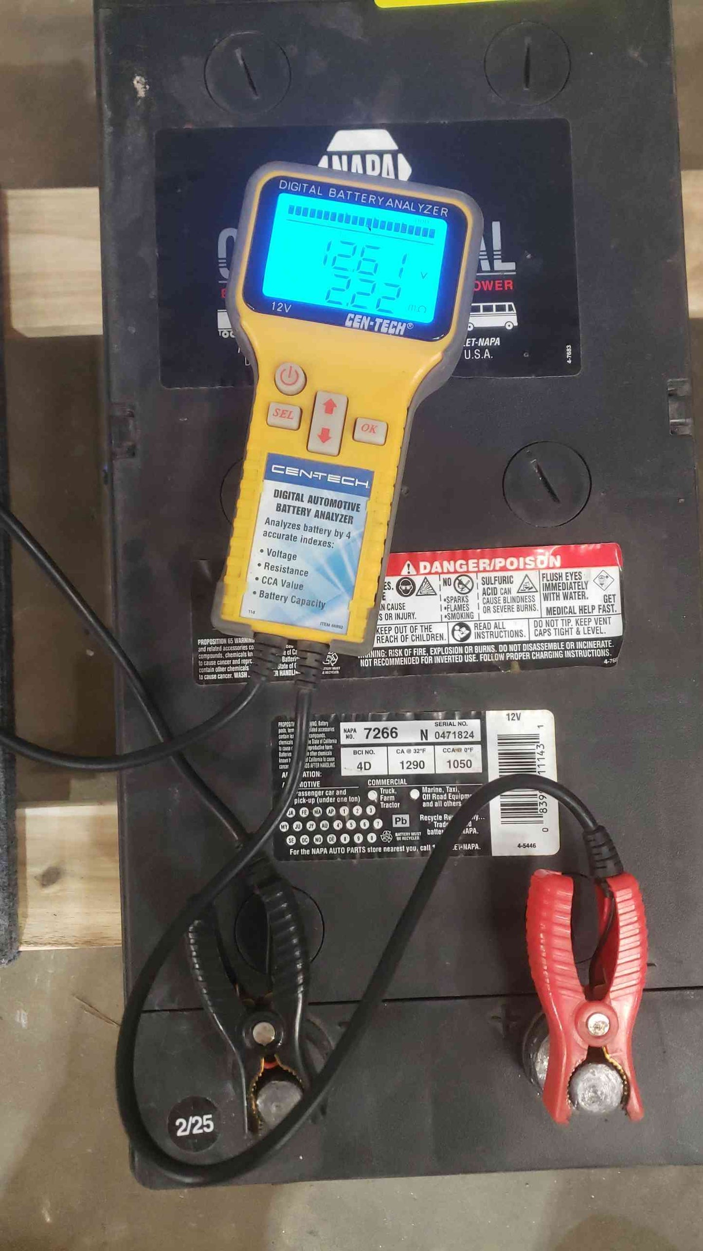 Napa Commercial Battery 12v 1050CCA 2025 (111428)