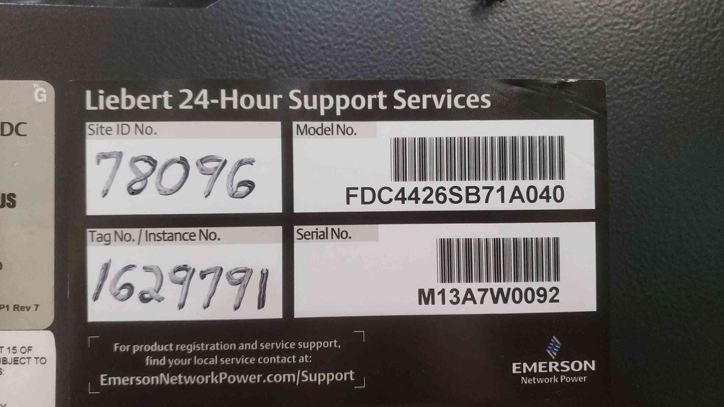 Vertiv 360V 208Y/120 Multi-Phase Distribution Cabinet FDC4426SB71A040 RPP