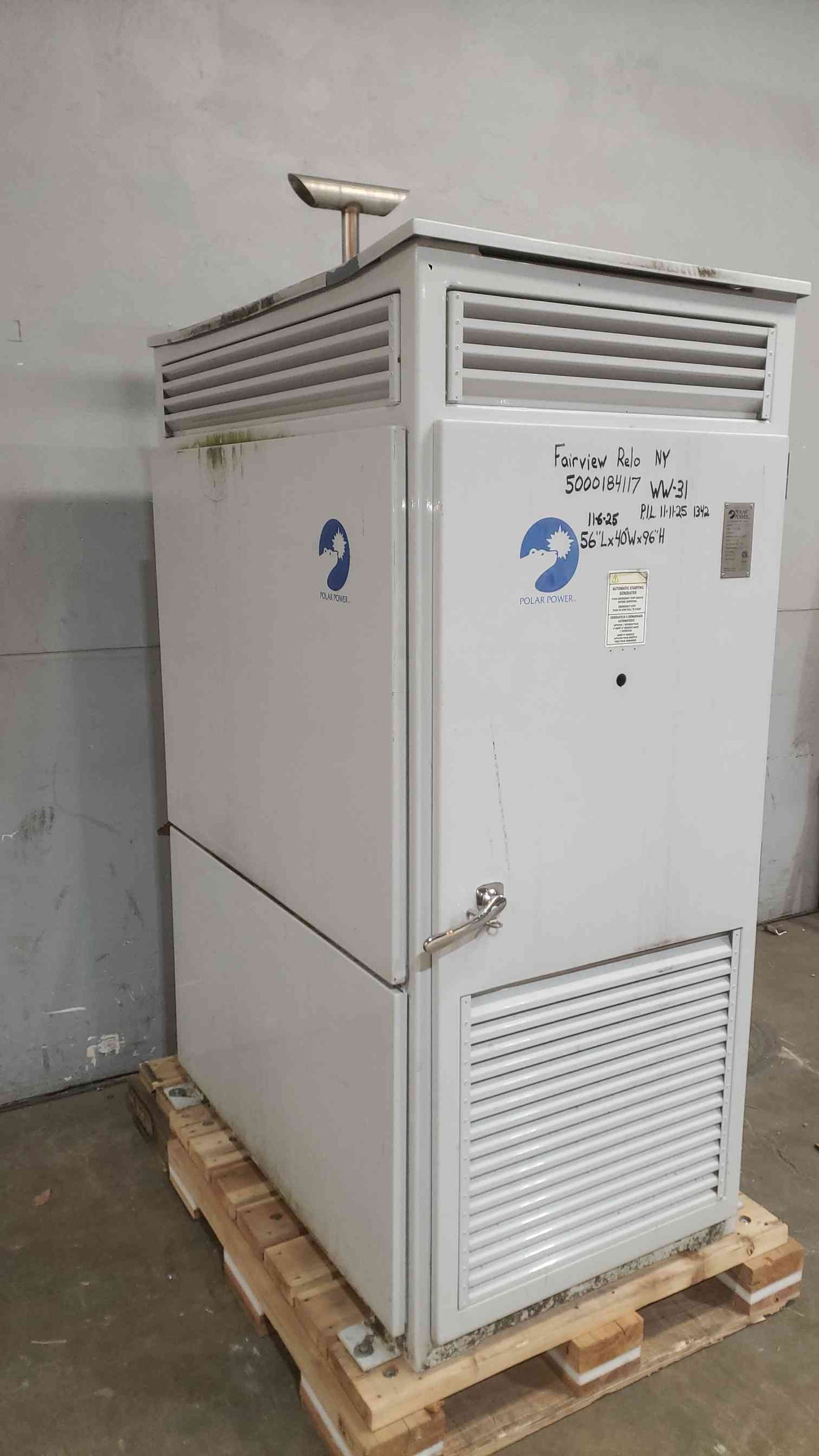 15KW Polar Power 8340-603-NG-15-02 270A Nat Gas 2Hrs. (SKU: 111456)
