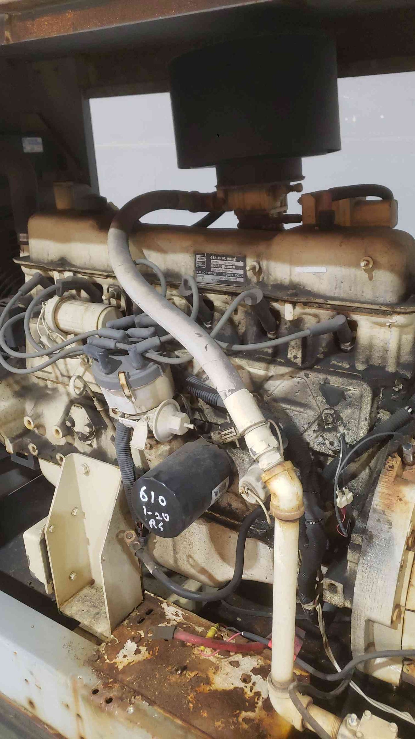 35KW KOHLER Ford 1&3PH Nat Gas LP Generator 614Hrs 35RZ82(SKU: 111464)