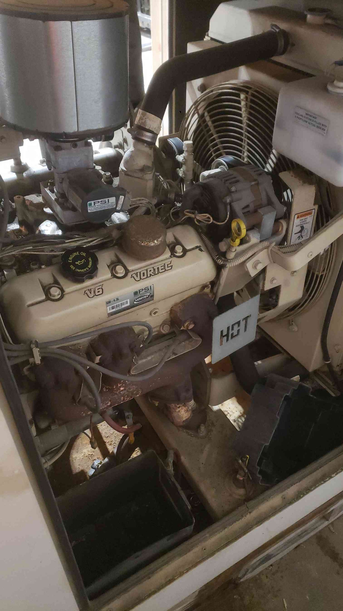 30KW KATOLIGHT 3PH Nat Gas LP Generator N30FPG4 312Hrs (SKU: 111465)