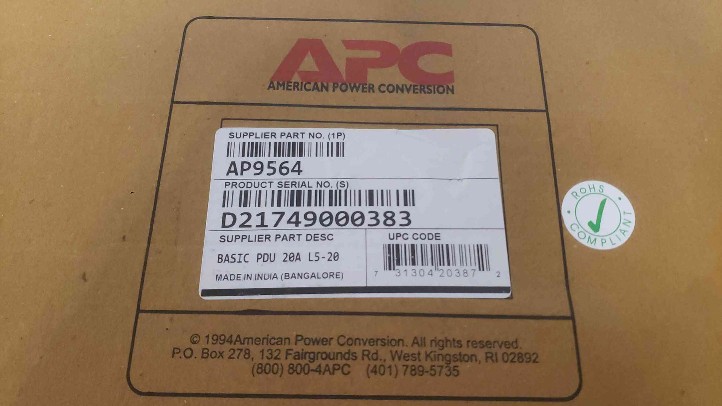 NEW APC PDU Strip AP9564 (SKU: 111676)