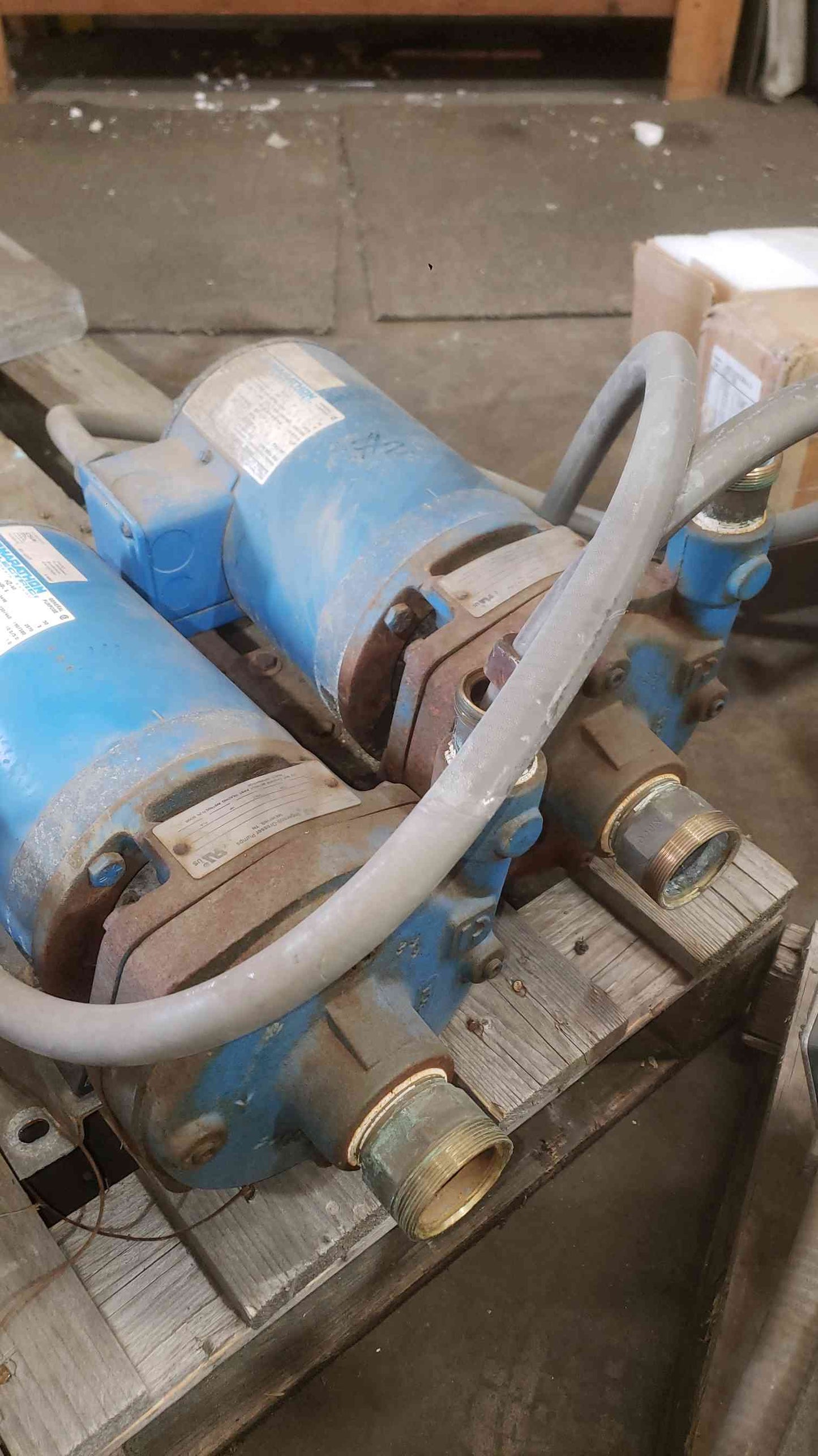 Marathon 3HP 208-230/460 3PH Motor & Pump 7VK145TTDR5503DB P (SKU: 111916)