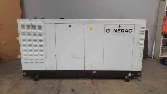 80KW Generac QT080460NSN 120/208 275A 3PH LP Nat Gas 0.2 Hrs '10 TESTED (SKU: 111910)