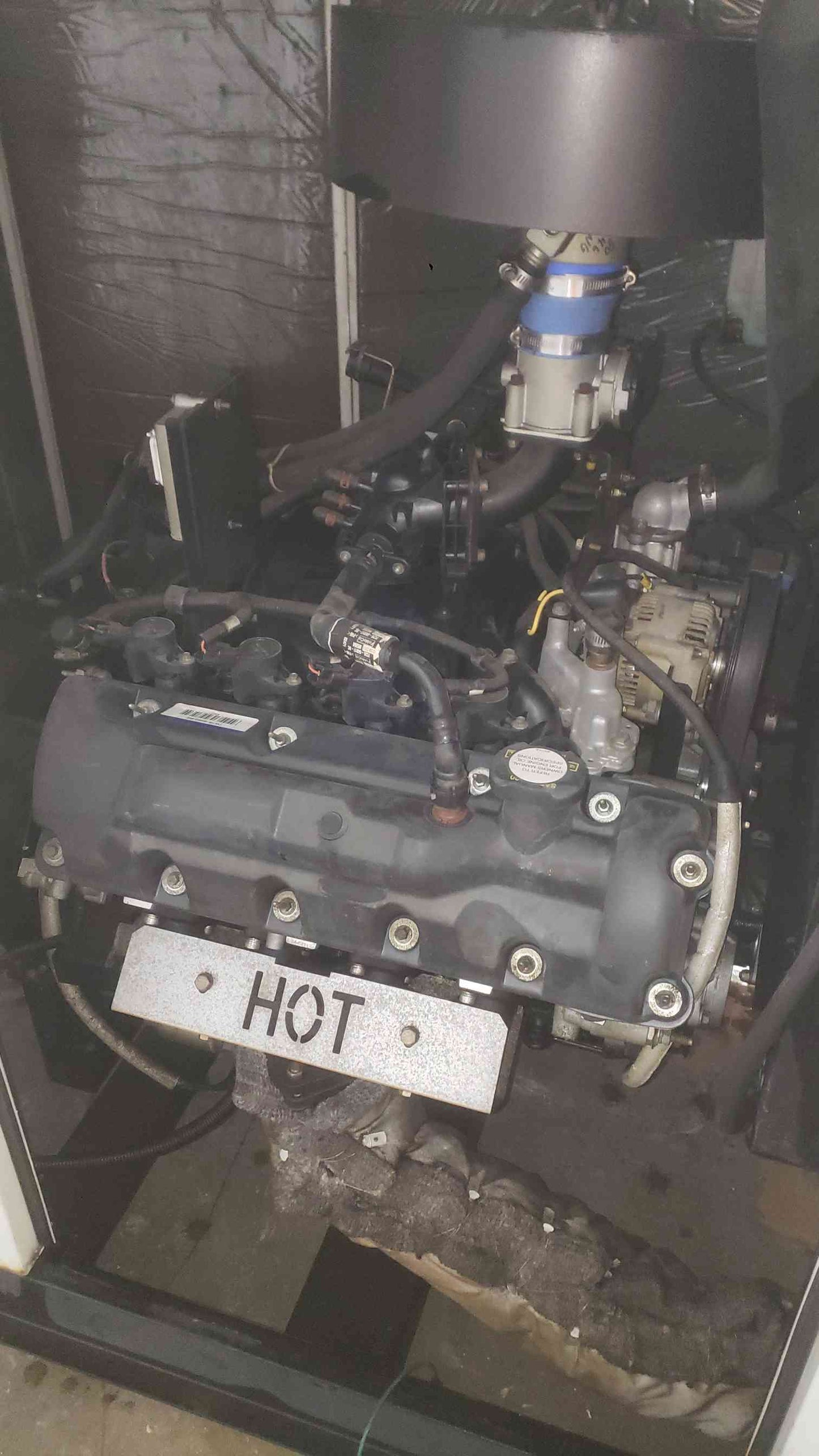 80KW Generac QT080460NSN 120/208 275A 3PH LP Nat Gas 0.2 Hrs '10 TESTED (SKU: 111910)