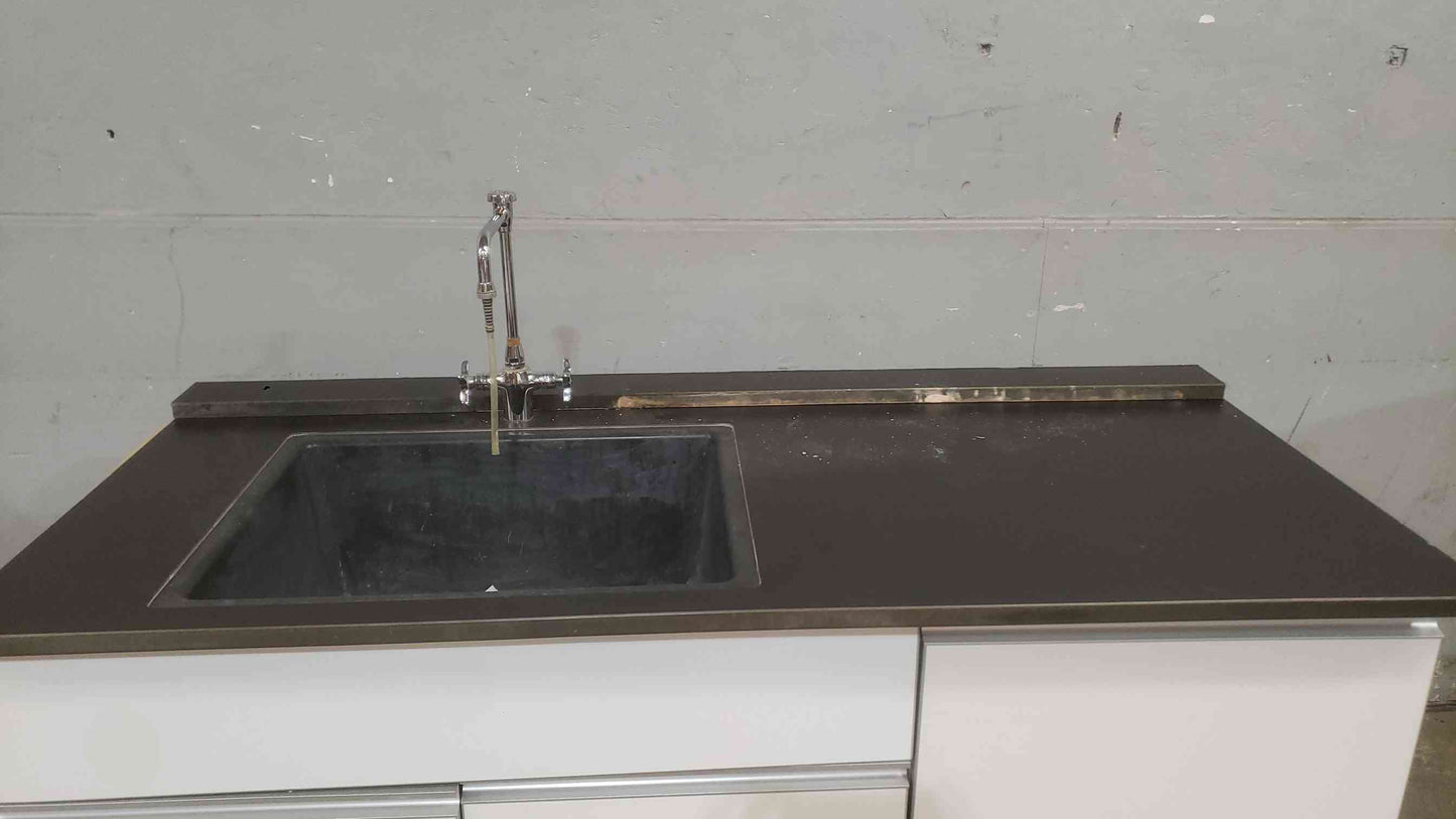 Case Systems Casework 66" Wooden Sink Base W/ Epoxy Top (SKU: 111960)