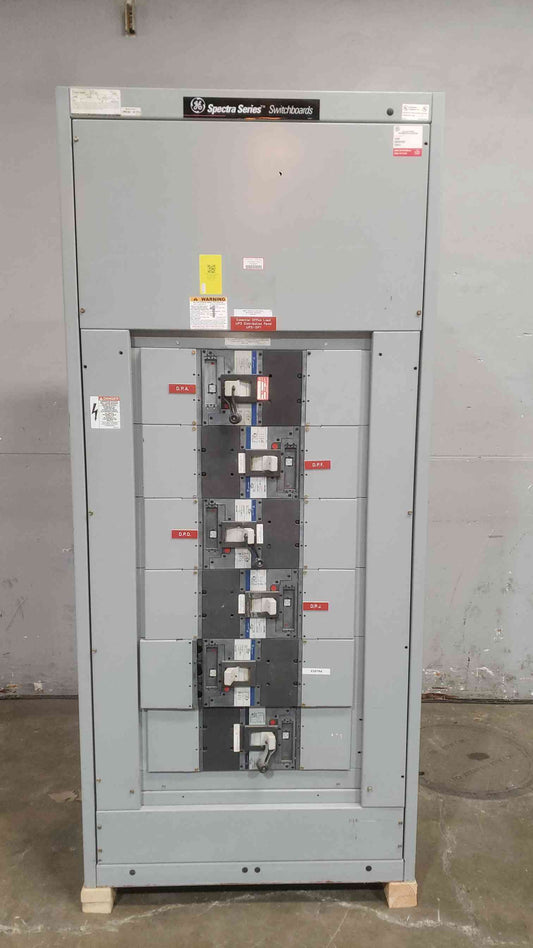 GE Spectra 1600A 480Y/277 3PH 60Hz Panelboard W/ 6 Breakers (SKU: 111966)