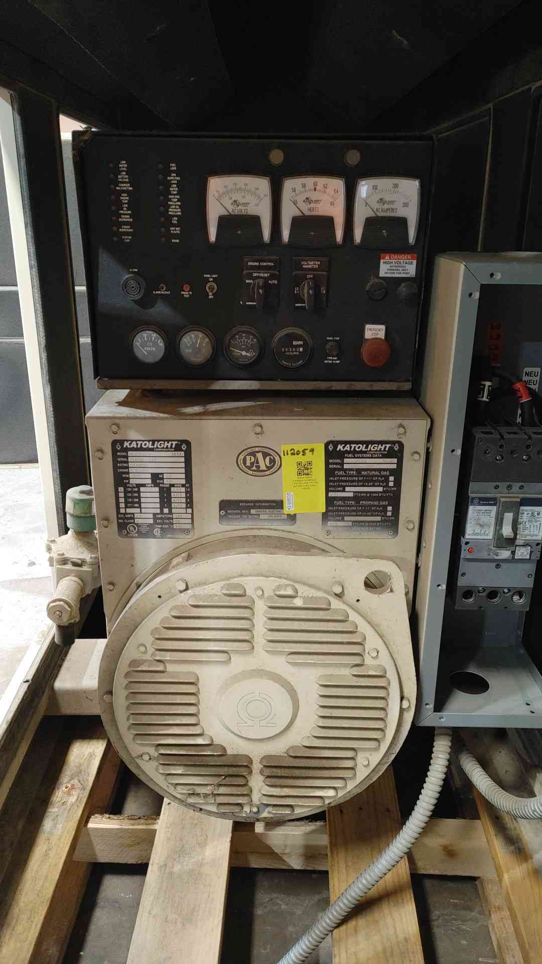 60KW Katolight NL60FGG4 120/240 250A 1PH NG/LP 393.3 Hrs. (SKU: 112059)