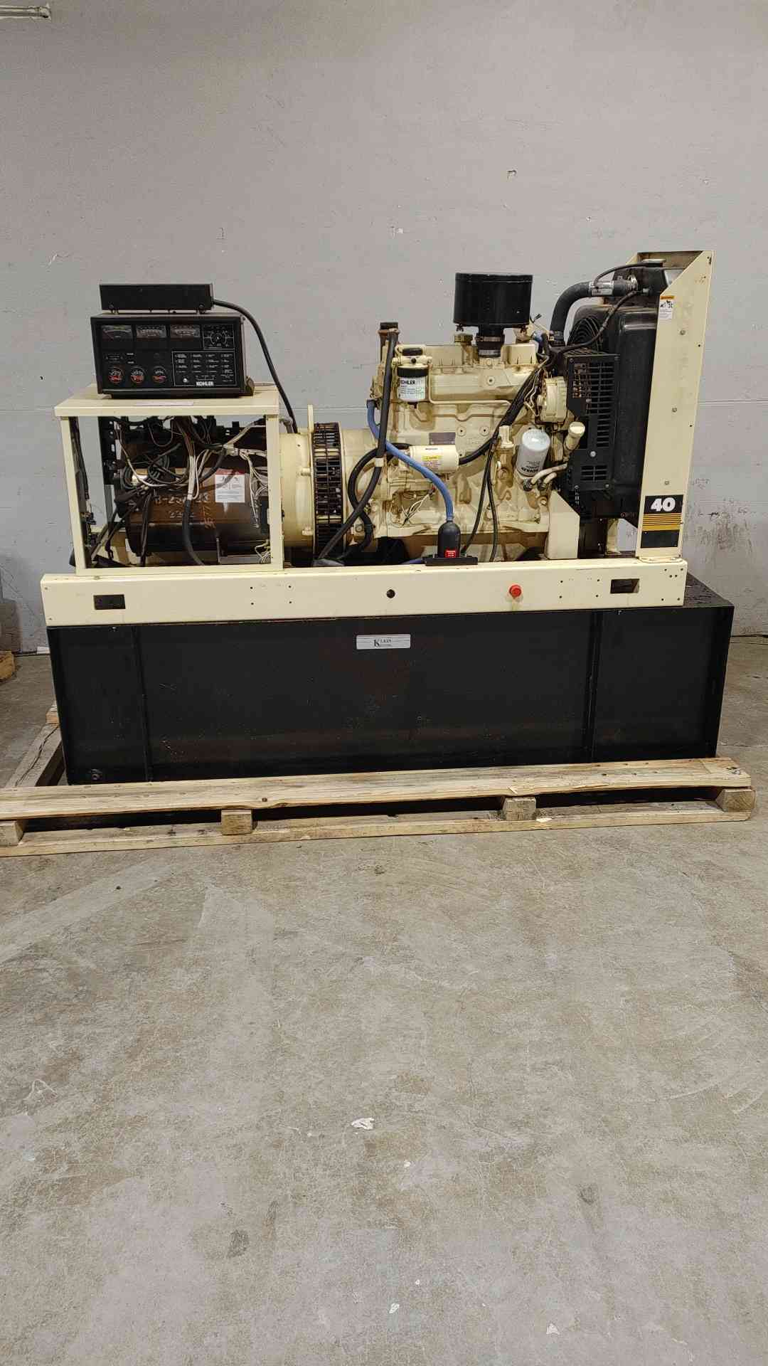 37KW 40KW John Deere 4039 KOHLER 40R0ZJ 1&3PH Diesel 1708 Hrs Tested (SKU: 112061)