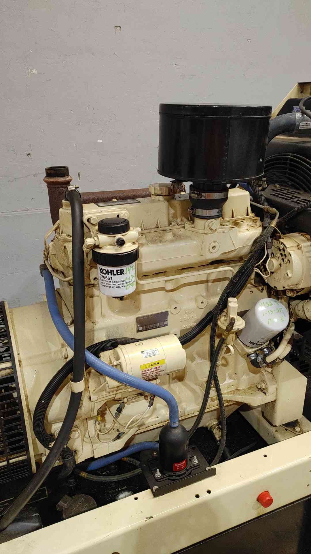 37KW 40KW John Deere 4039 KOHLER 40R0ZJ 1&3PH Diesel 1708 Hrs Tested (SKU: 112061)