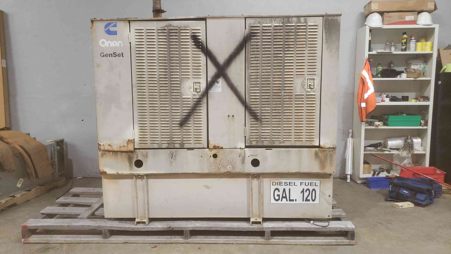 50KW Cummins 4BT 50DGCA 1&3PH Diesel 861 Hrs '97 (SKU: 112085)