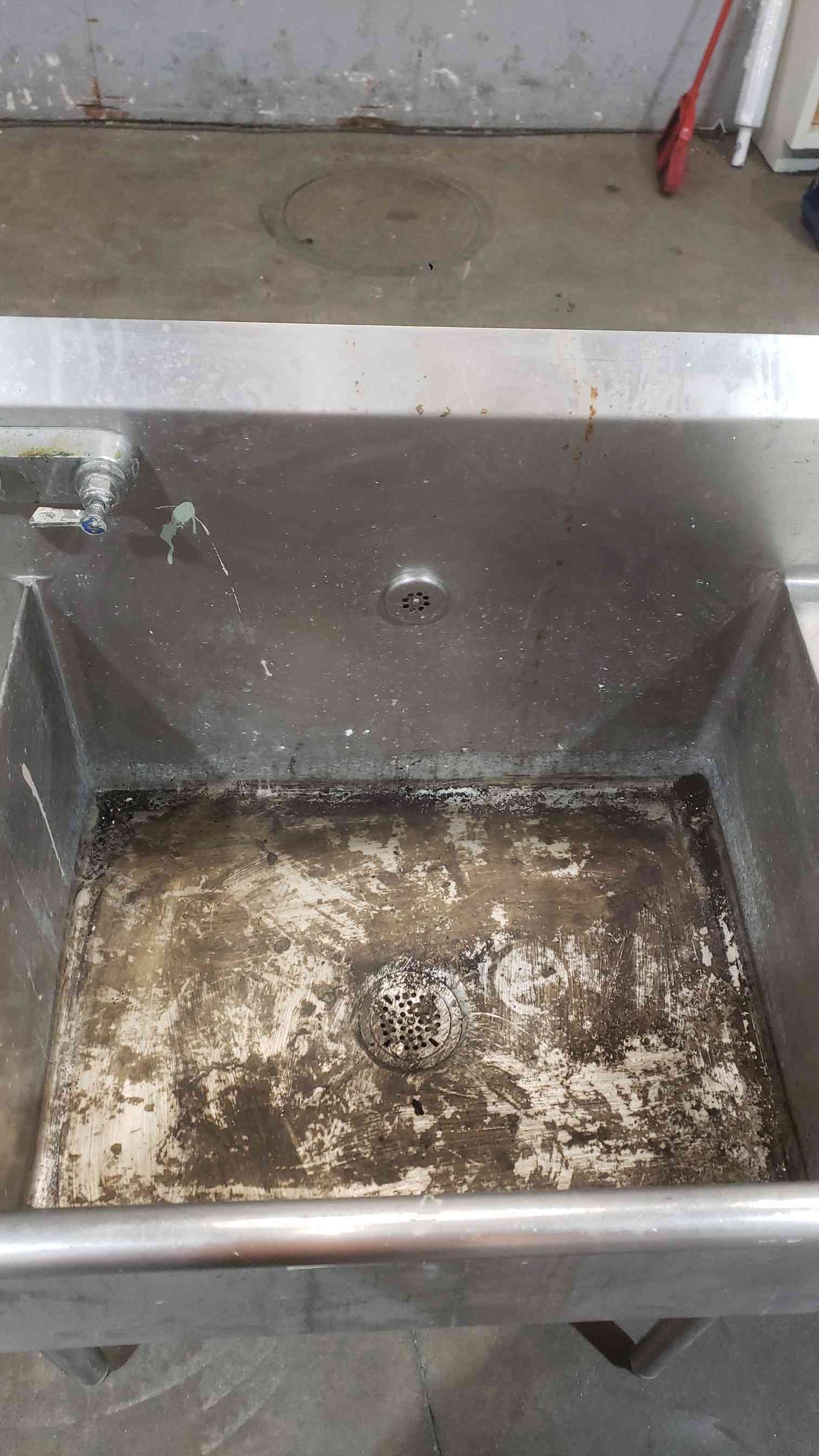 12' Stainless Steel 3 Basin Sink L & Prep Table (SKU: 112096)