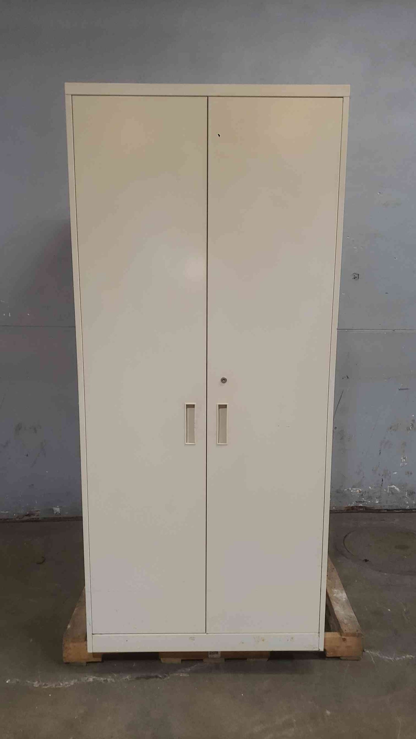 80" Tan Tall Five Tier Storage Cabinet Metal (SKU: 112113)