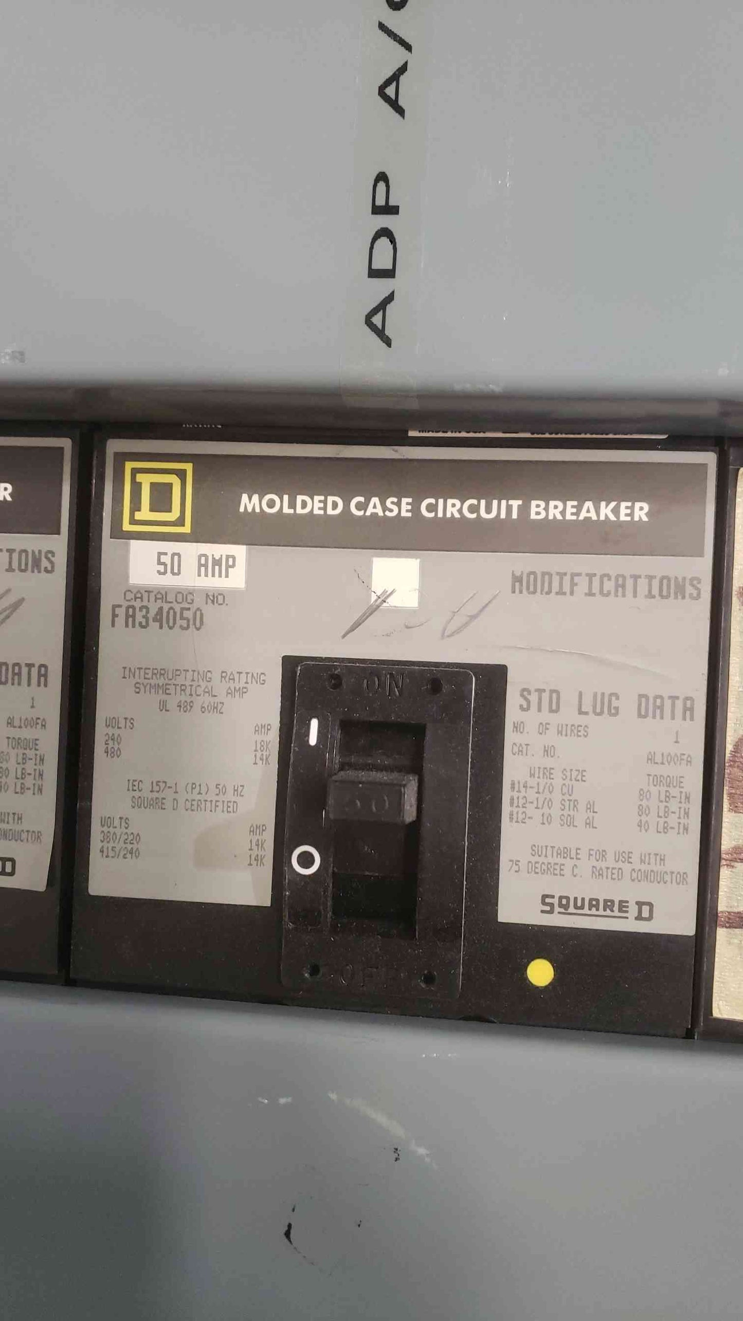 Square D 800A Series 4 I-Line Panelboard HCM 6892-8 480-600v Max V (SKU: 112154)