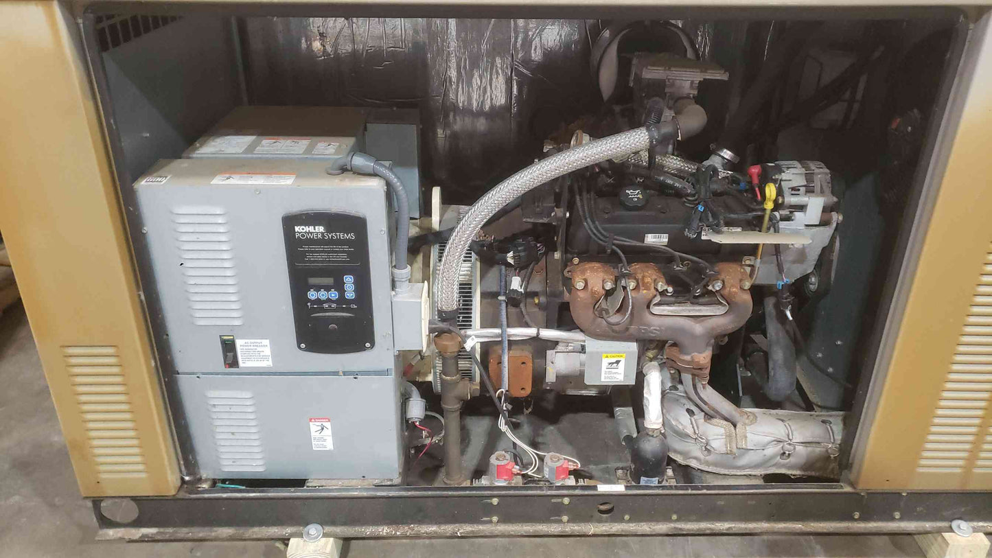 40KW / 39KW Kohler 38RCL 120/240v 135A 3PH Nat Gas LP 232 Hrs. '13 TESTED (SKU: 112146)