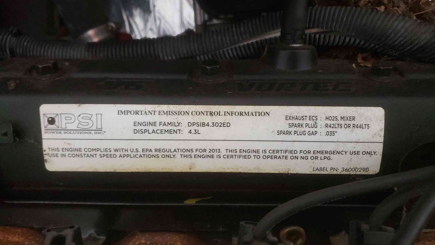 40KW / 39KW Kohler 38RCL 120/240v 135A 3PH Nat Gas LP 232 Hrs. '13 TESTED (SKU: 112146)