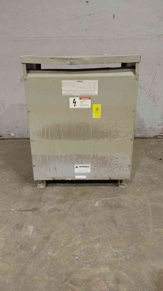 75KVA Siemens 480v x 208Y/120 3PH Transformer 3F3Y075-F (SKU: 112180)