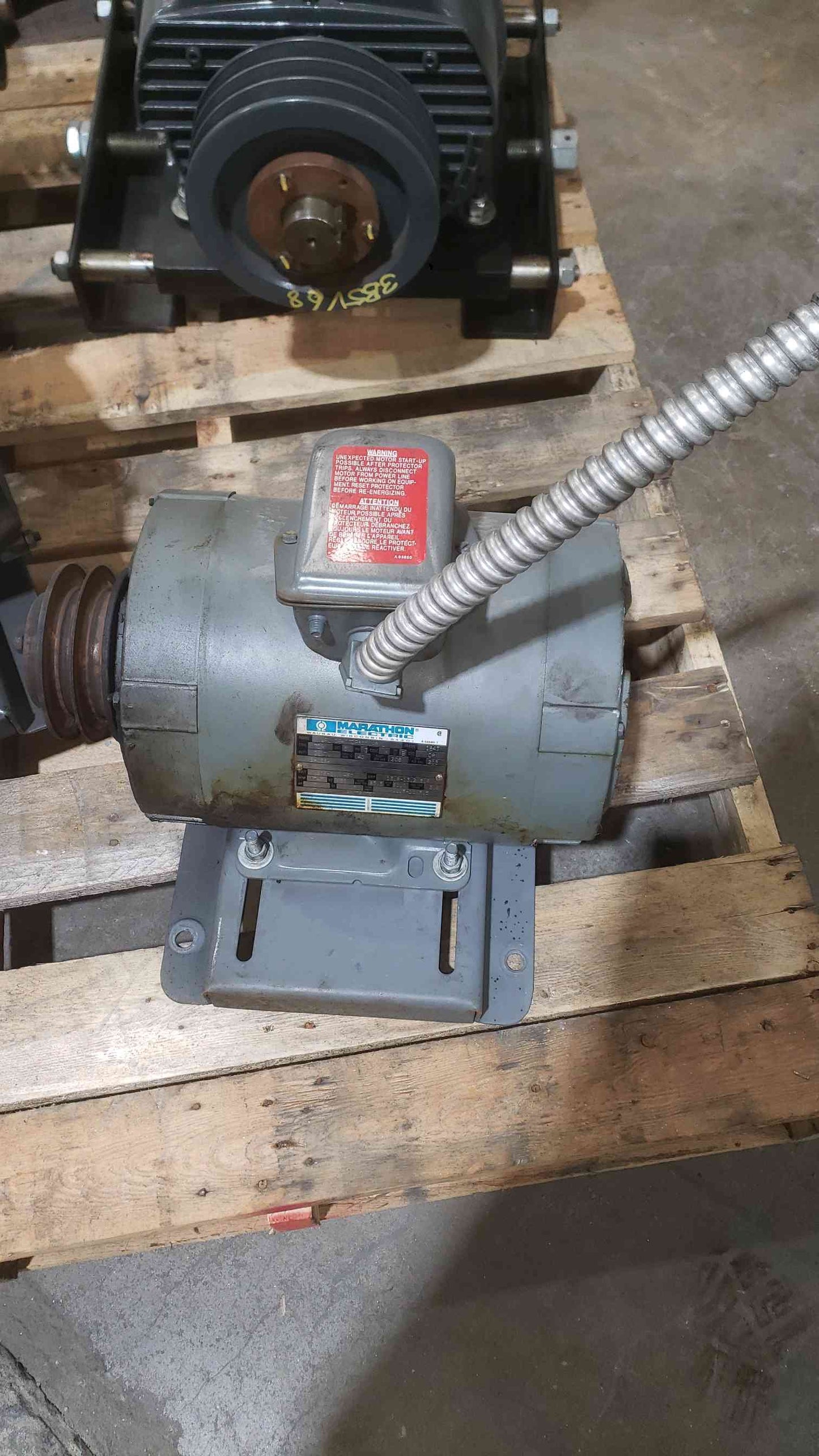 Marathon Electric 5HP 208-230/460 3PH Motors UPL 184TTDR8551AB L (SKU: 112221)