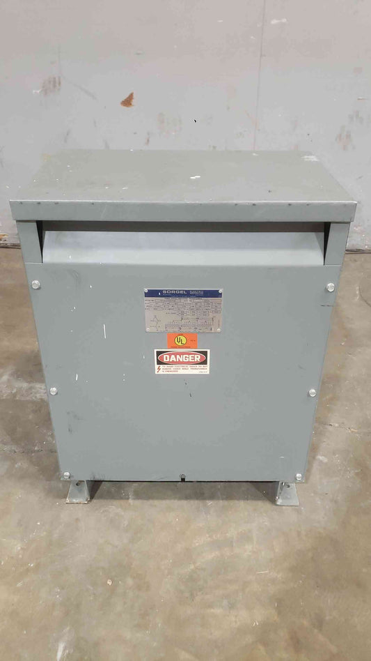 30KVA Sorgel 480-208Y/120 3PH Transformer 30T3H (SKU: 112246)