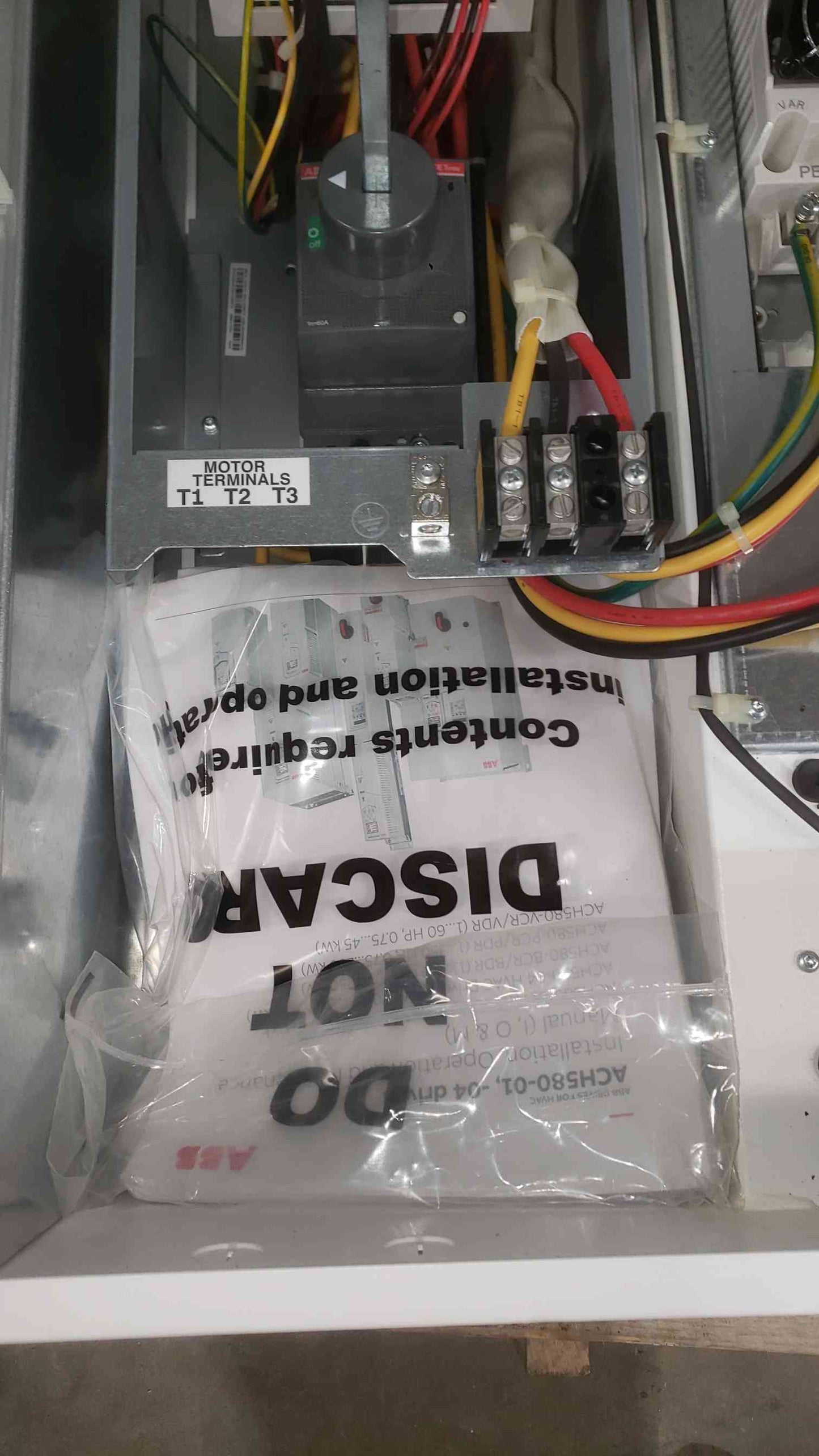 ABB ACH580-01 VFD Drive in Enclosure (SKU: 112303)