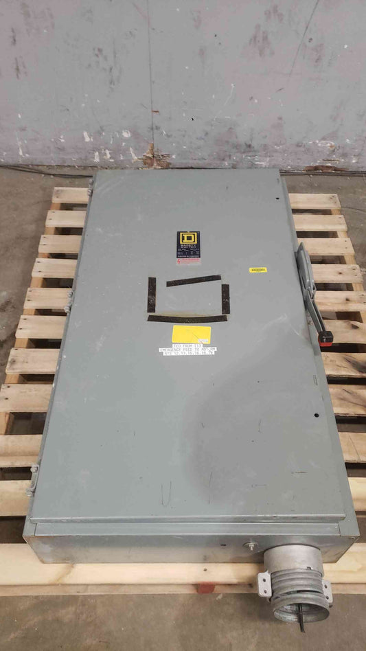 Square D 400A 600VAC 3PH Safety Switch H365N (SKU: 112279)