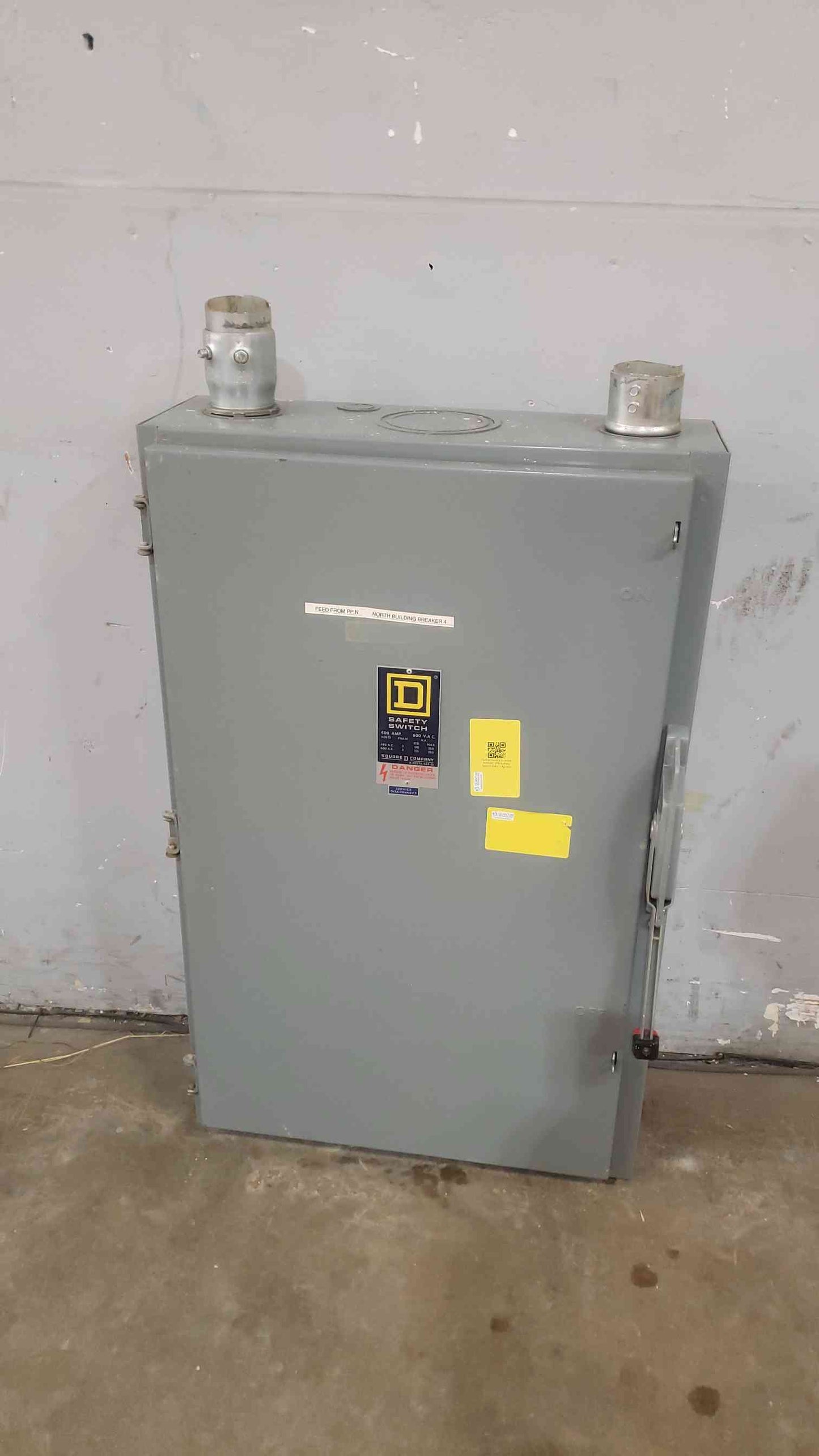 Square D 400A 600VAC 3PH Safety Switch (SKU: 112336)