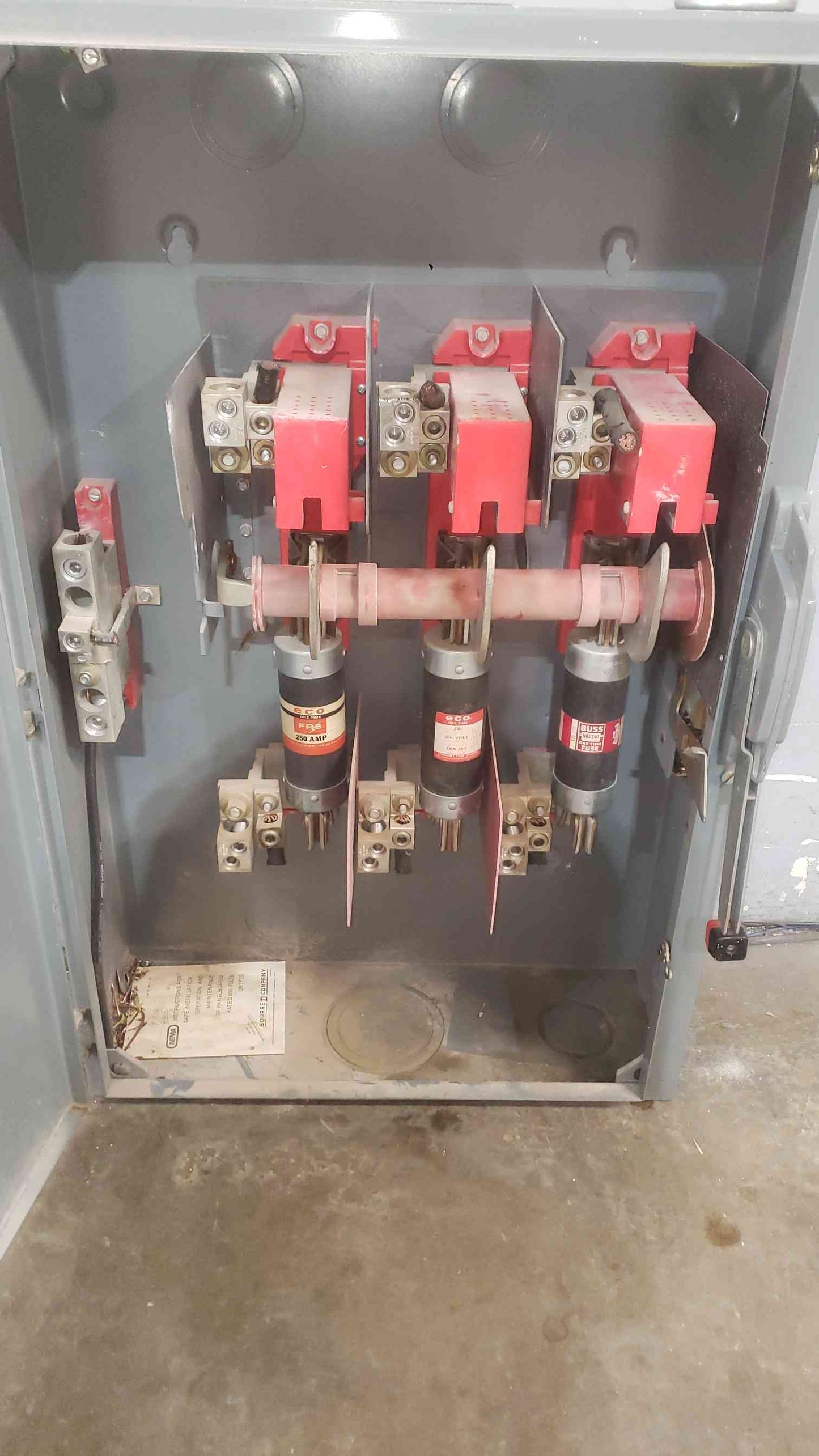 Square D 400A 600VAC 3PH Safety Switch (SKU: 112336)